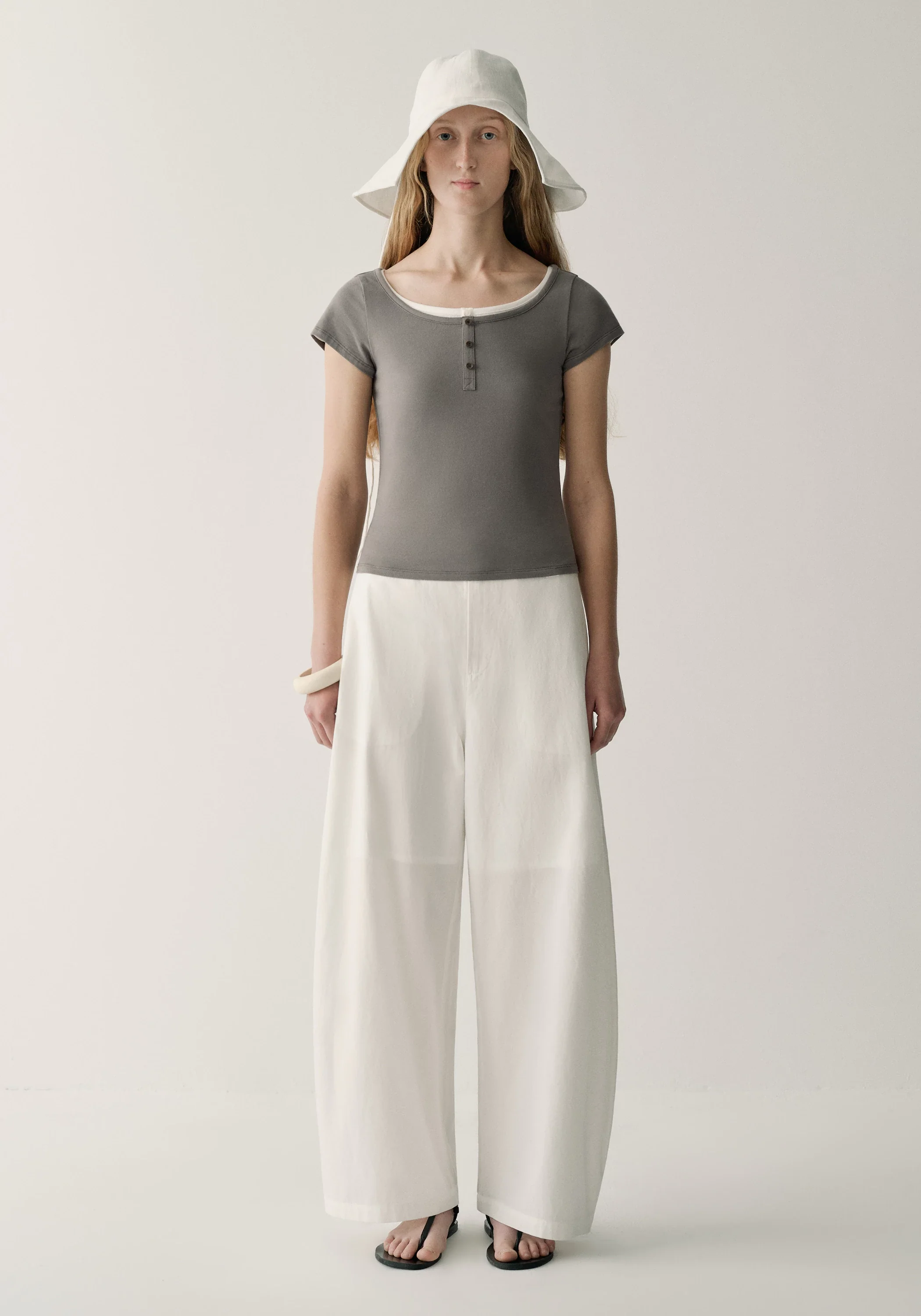 Henley Collar T-shirt - Image 3