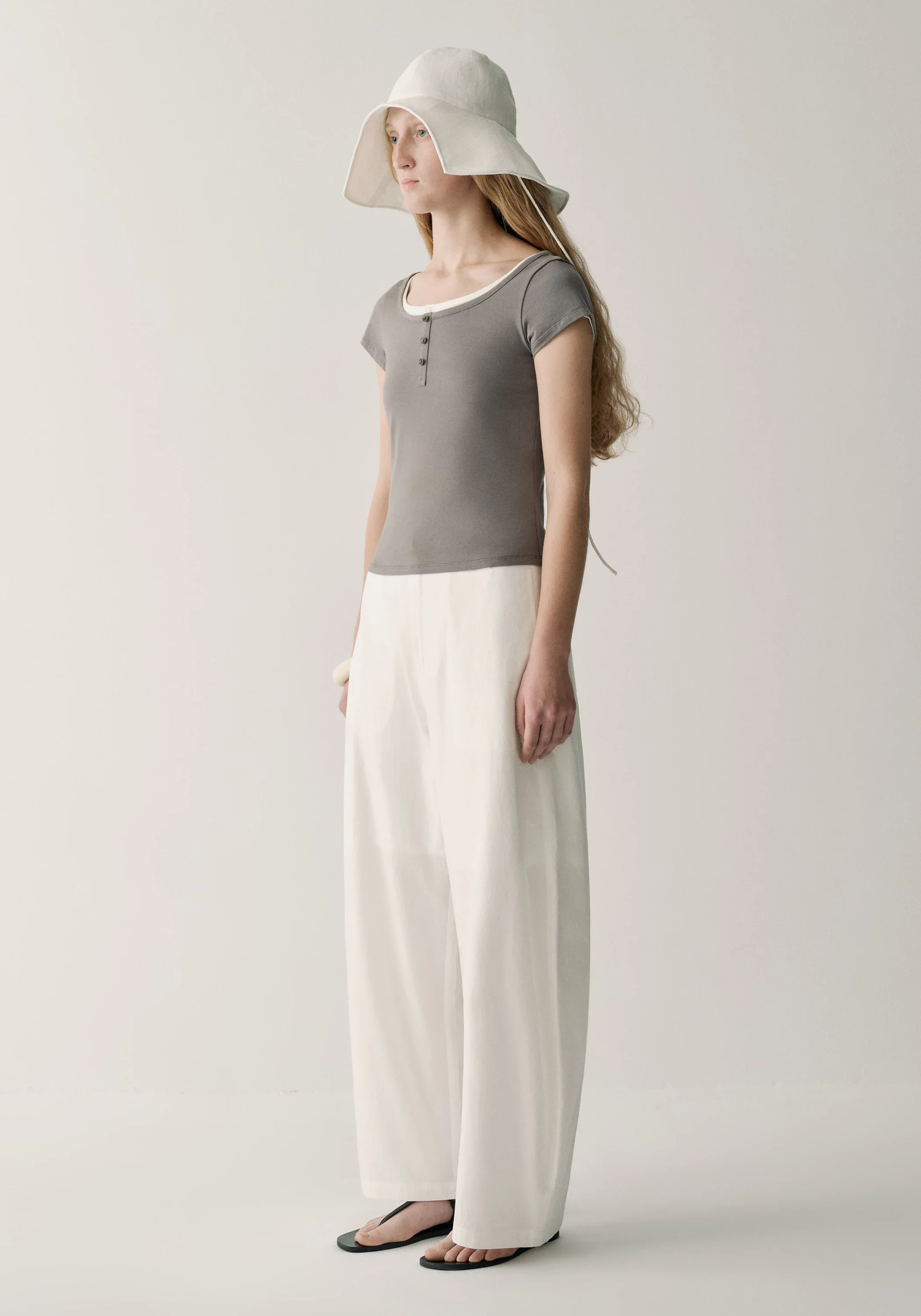 Henley Collar T-shirt - Image 4