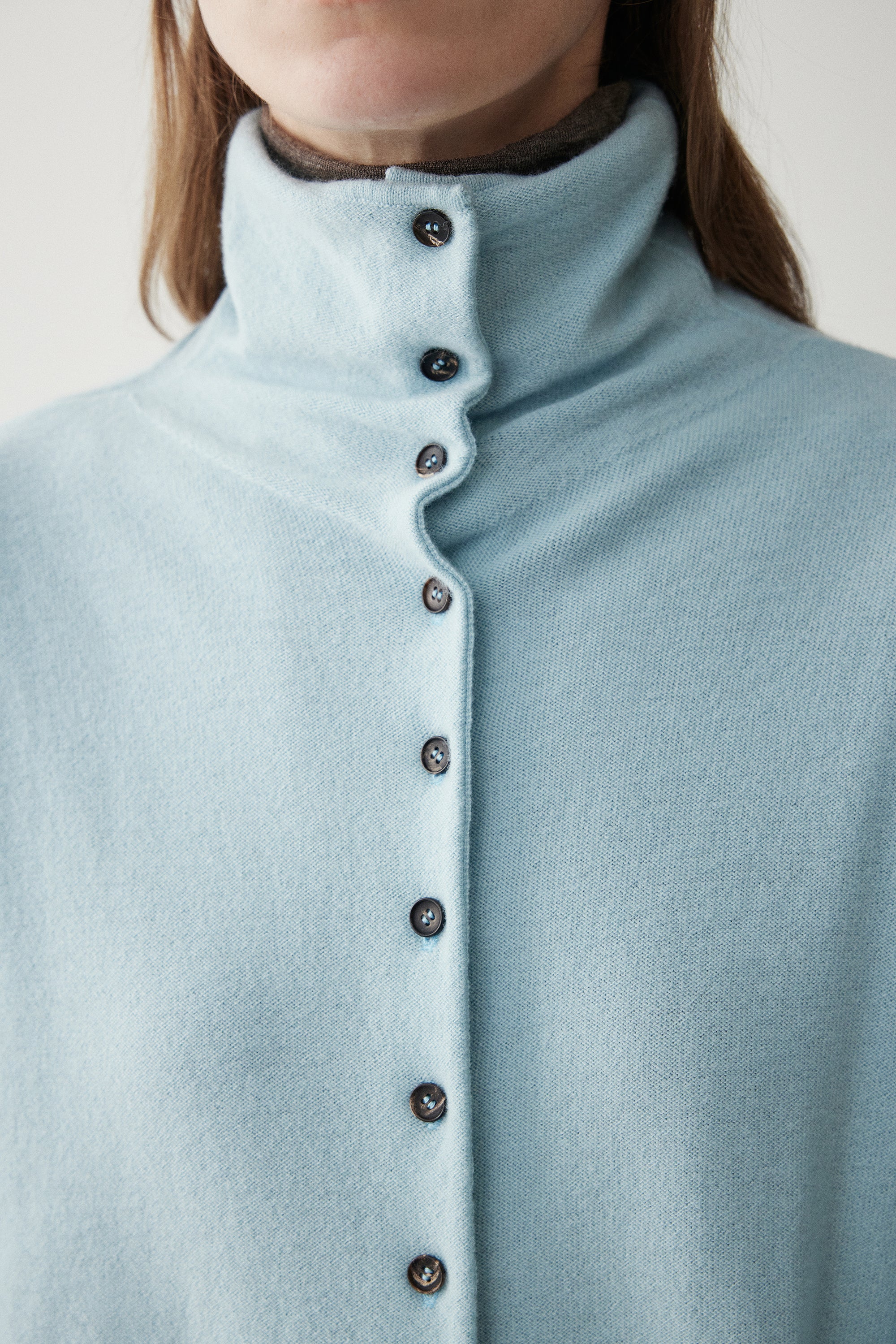 High-neck Merino Wool Cardigan - Image 15