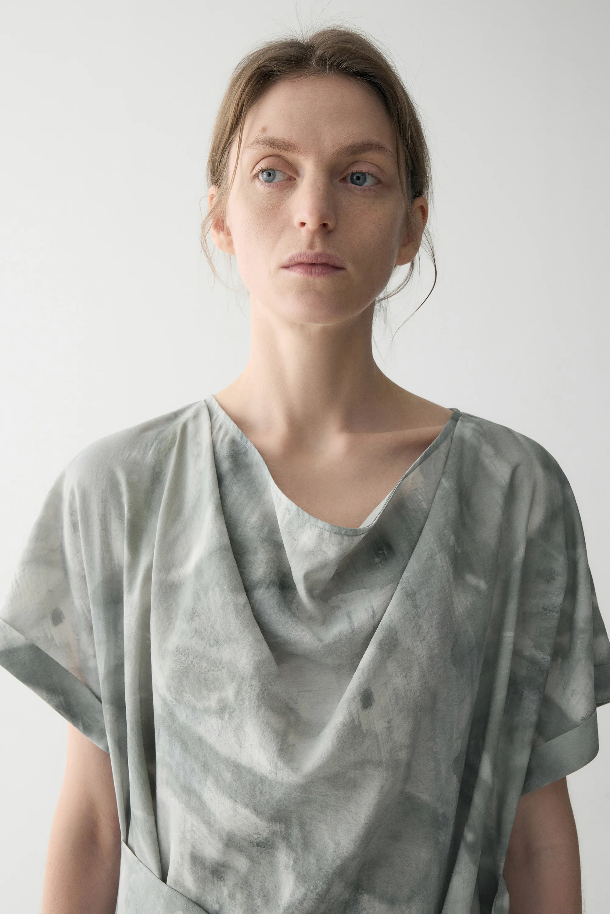 Ink-printed Knot Dress - Image 11