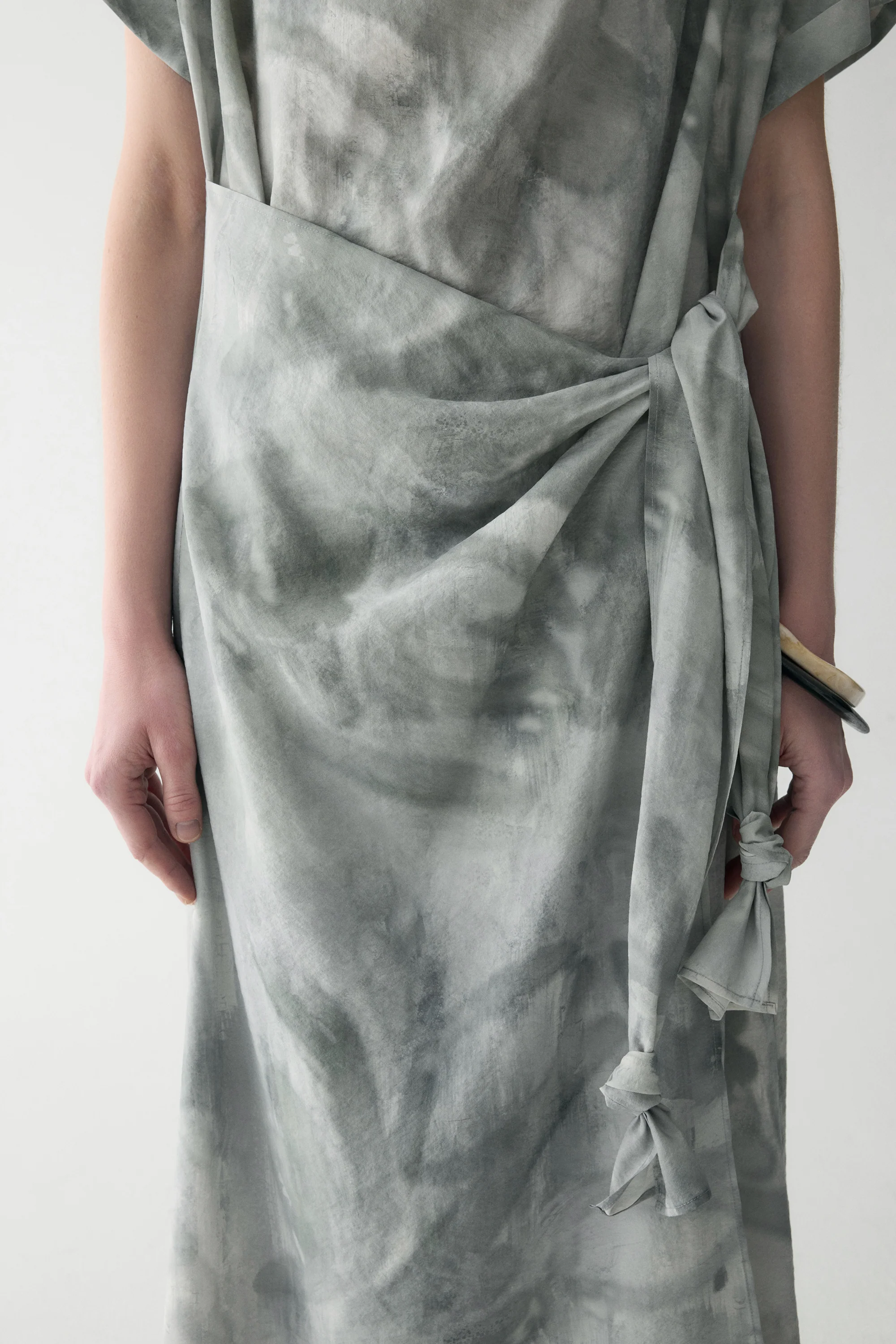 Ink-printed Knot Dress - Image 12