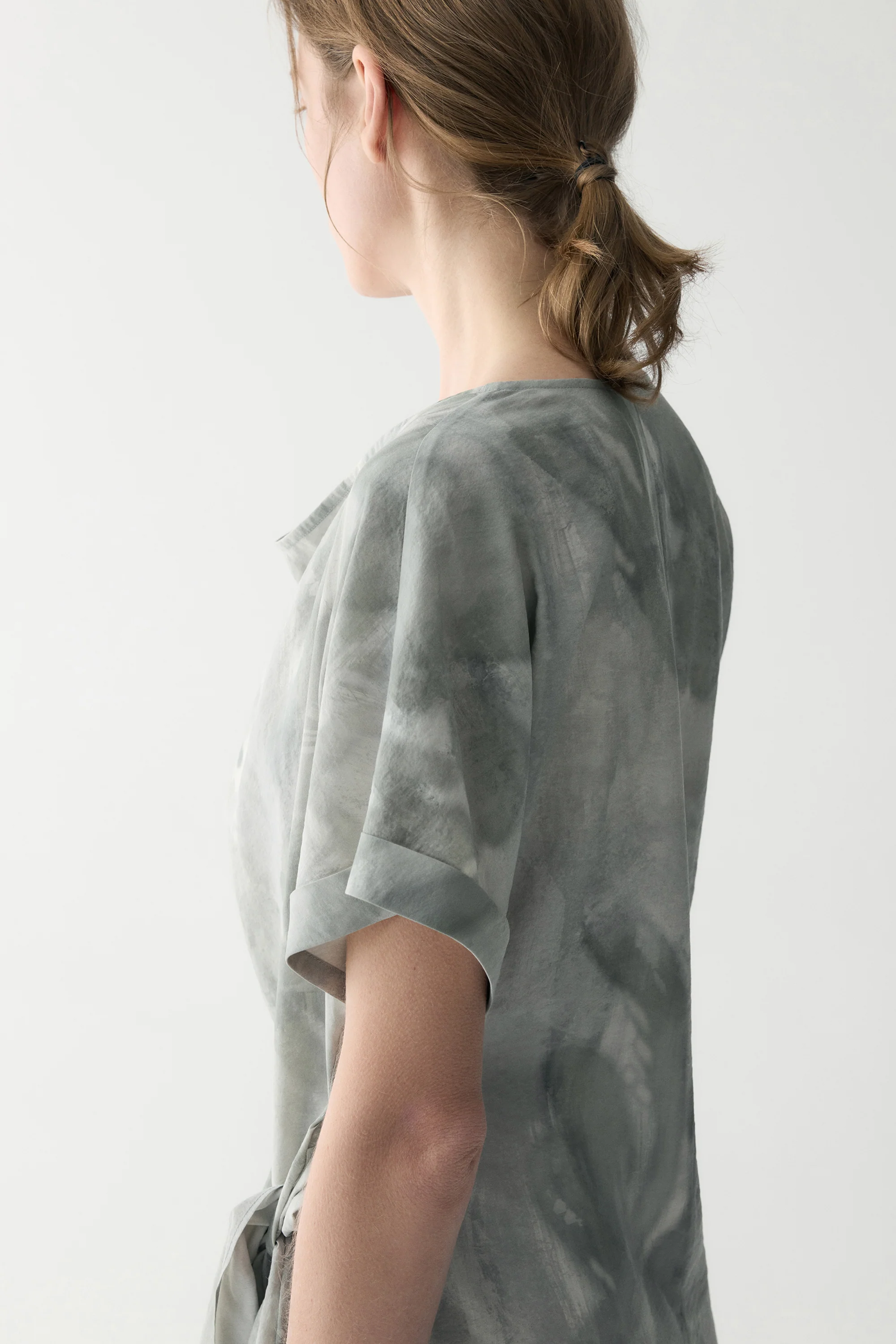 Ink-printed Knot Dress - Image 15