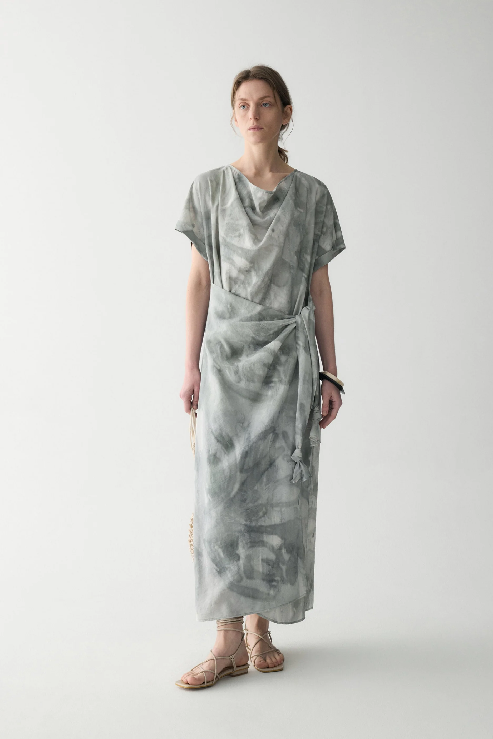 Ink-printed Knot Dress - Image 2