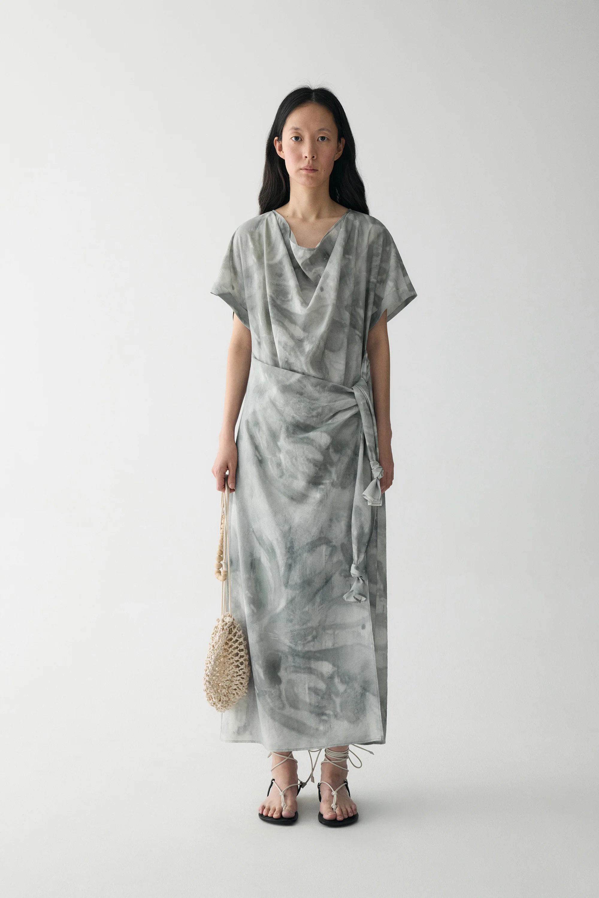 Ink-printed Knot Dress - Image 6