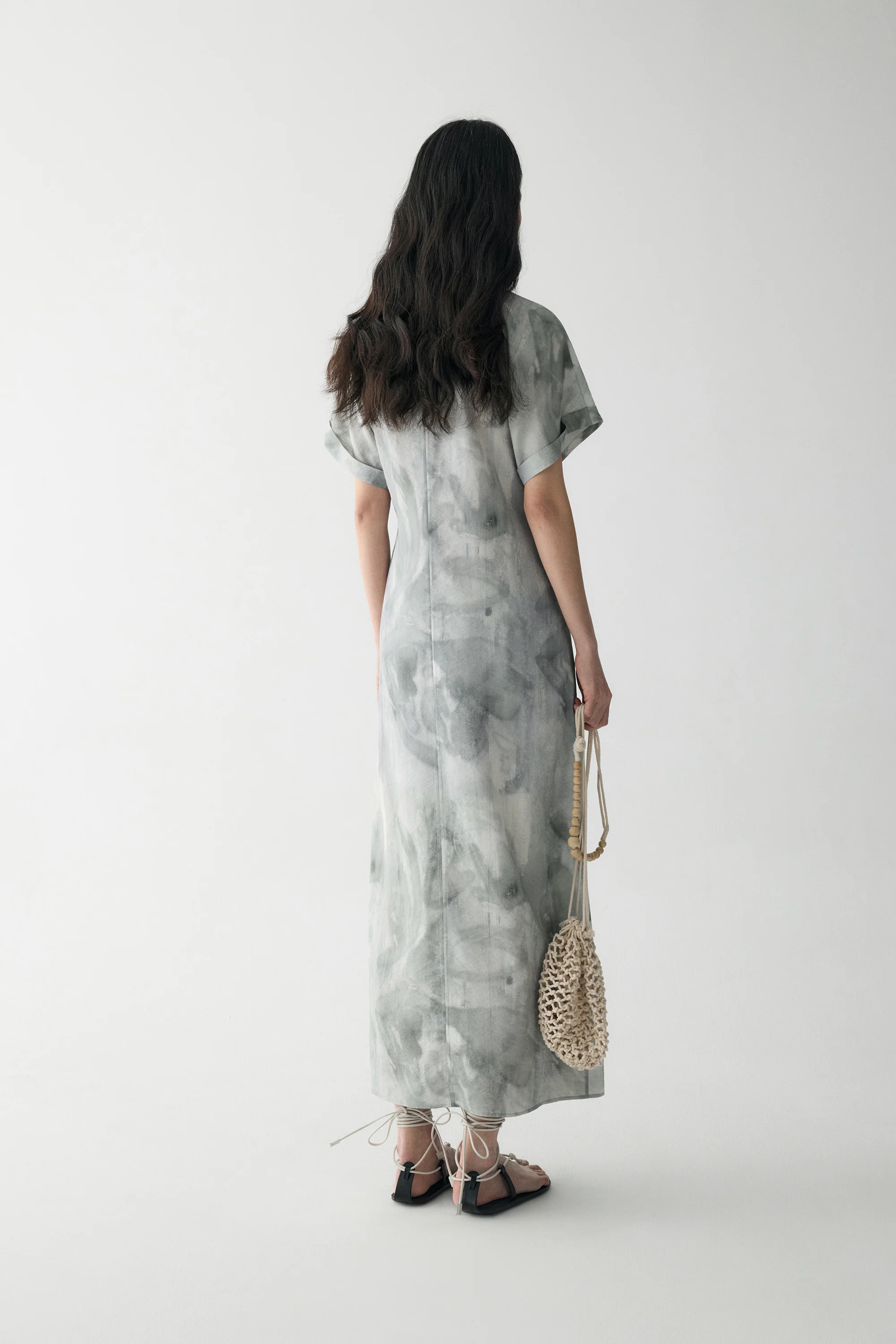 Ink-printed Knot Dress - Image 7