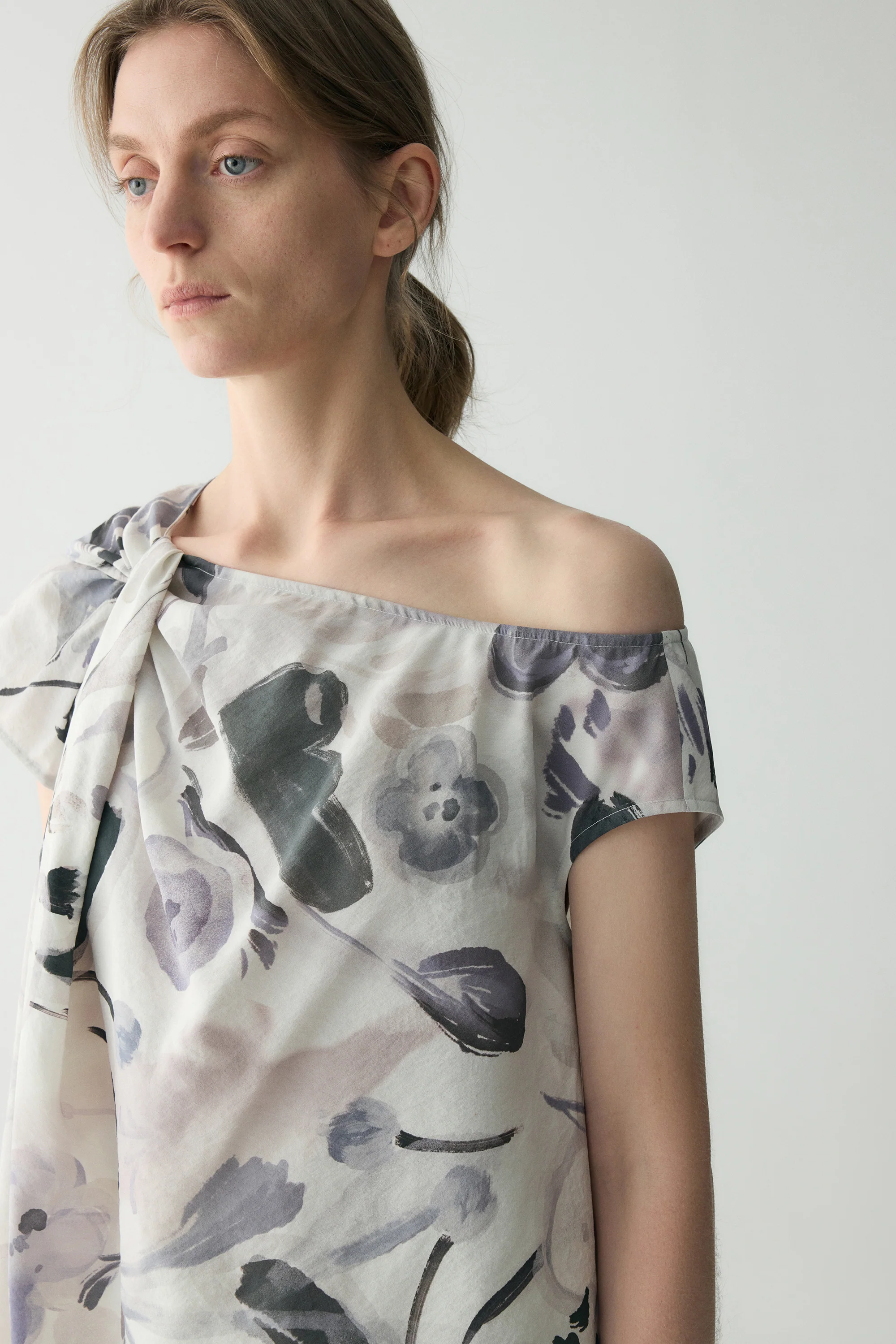 Ink-printed Silk Top - Image 11