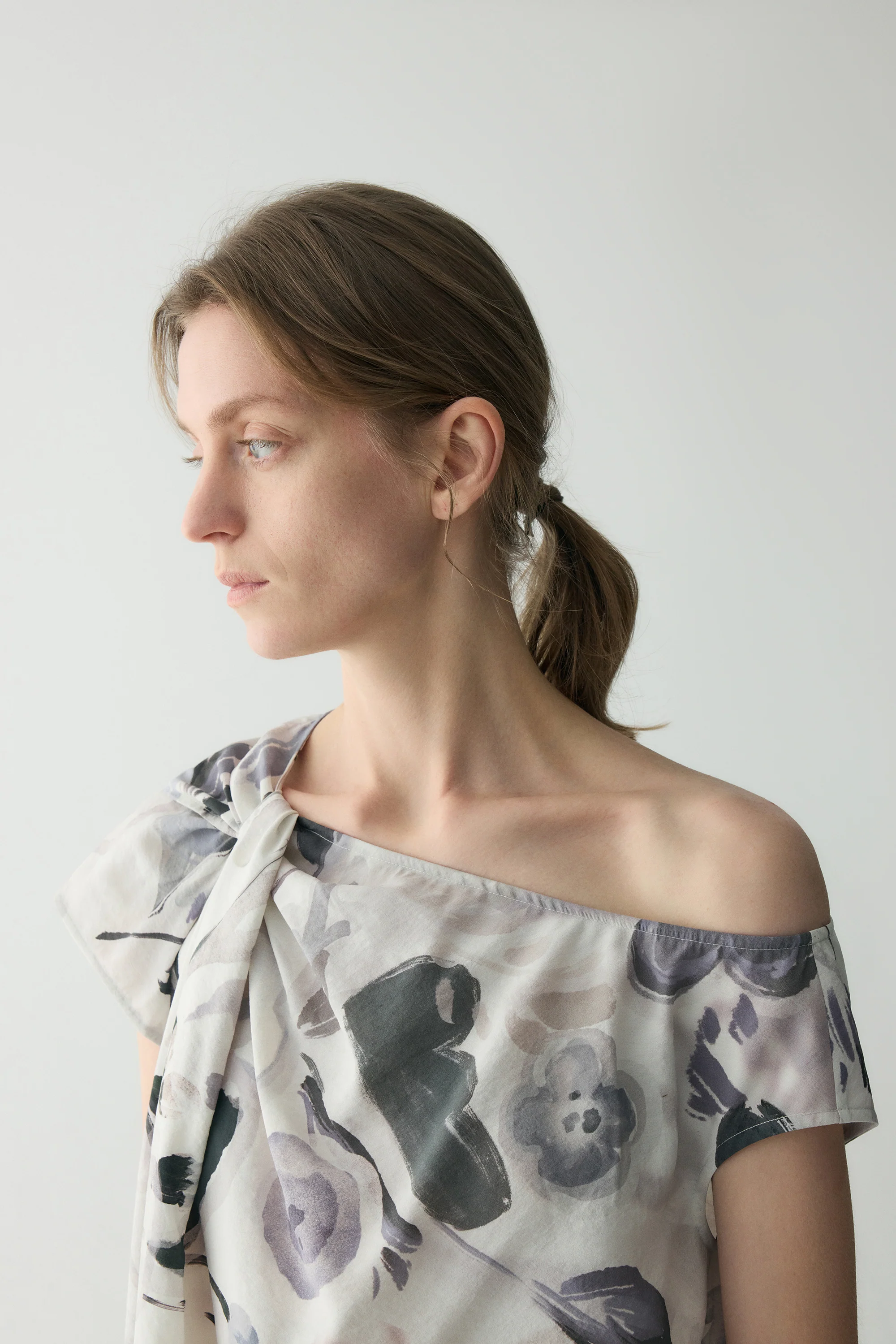 Ink-printed Silk Top - Image 13
