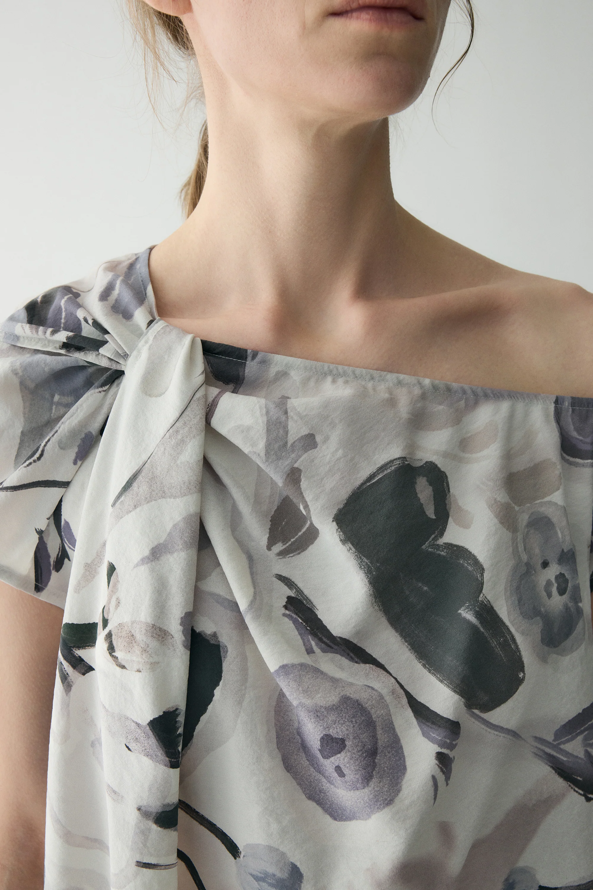 Ink-printed Silk Top - Image 15