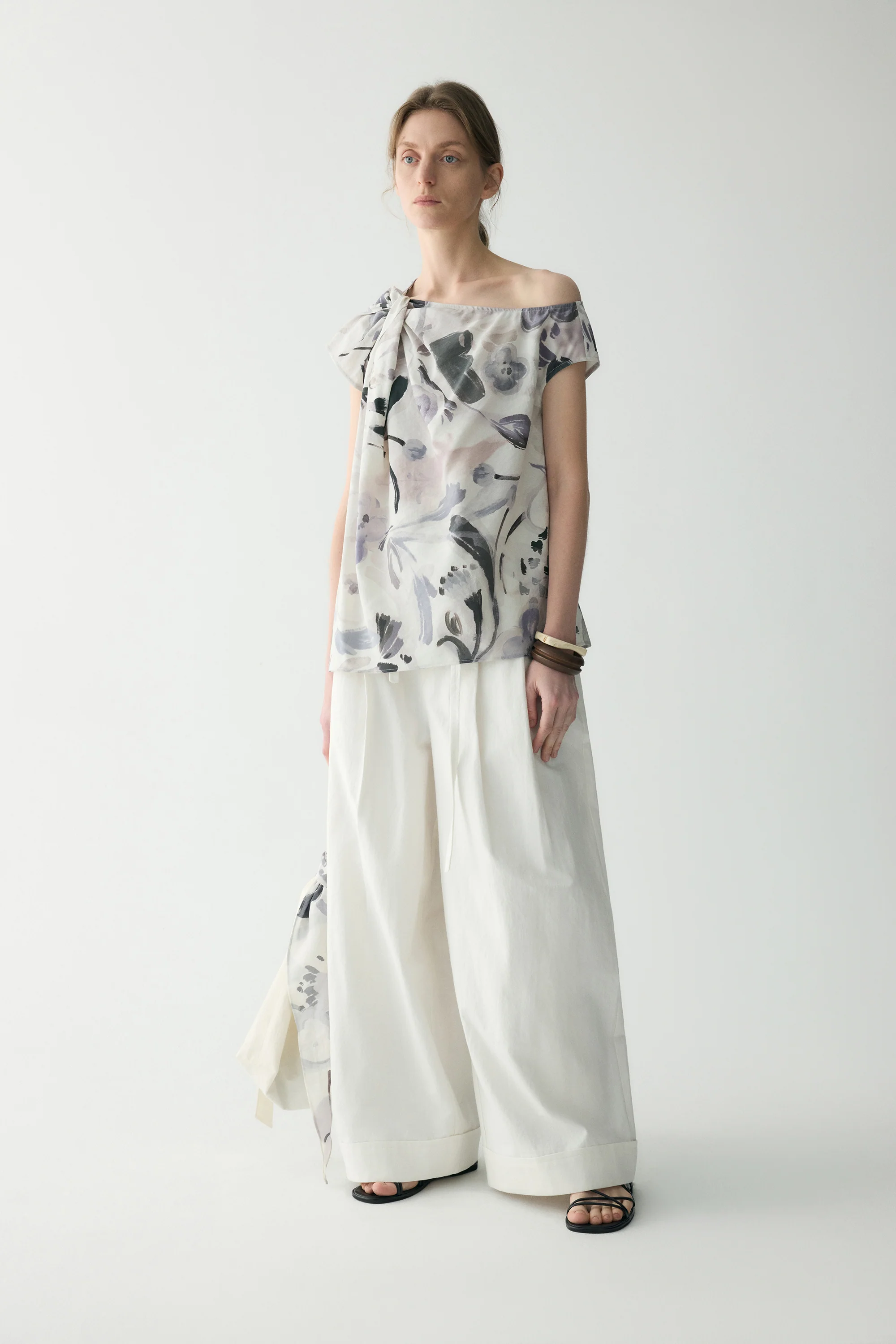 Ink-printed Silk Top - Image 5