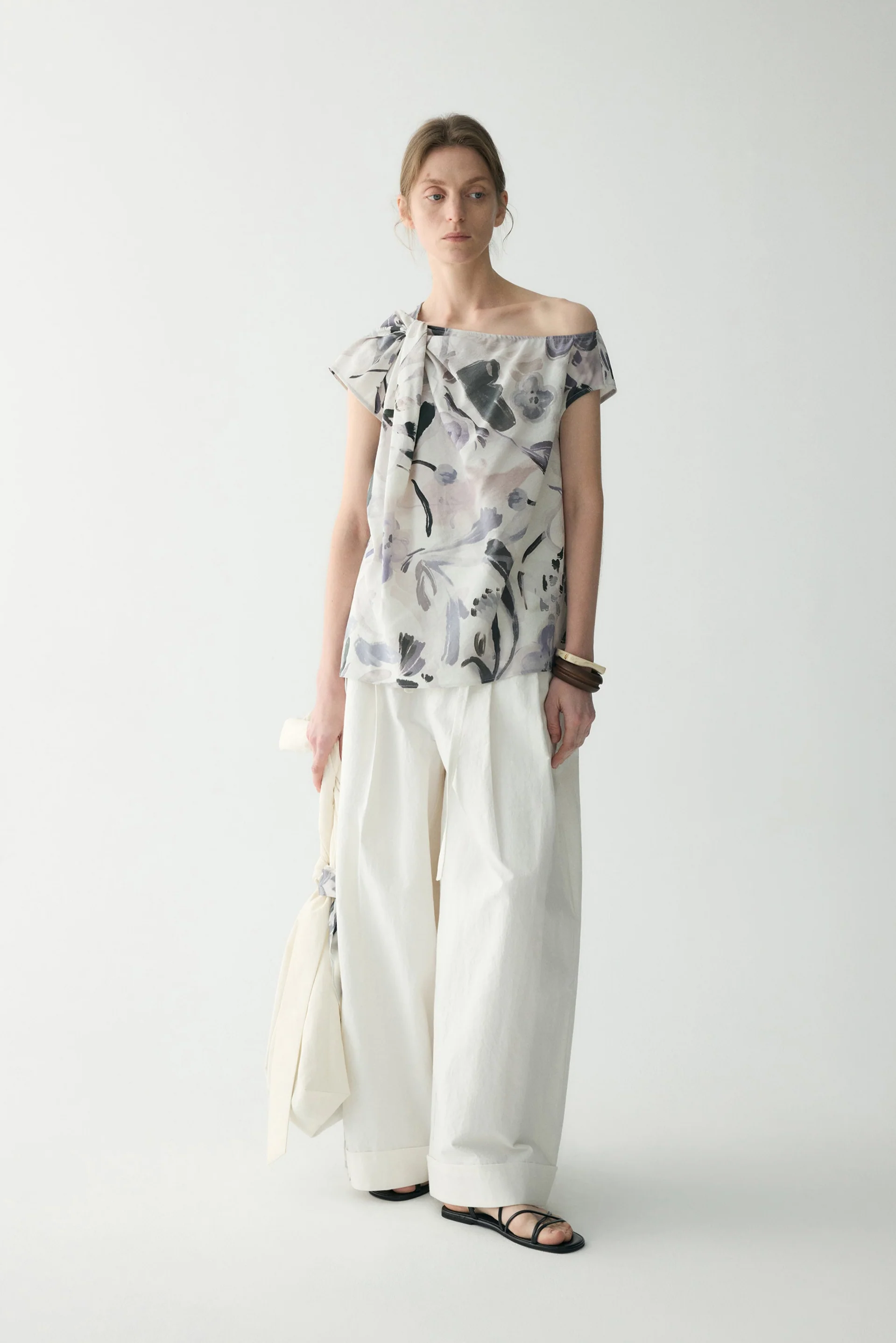 Ink-printed Silk Top - Image 6