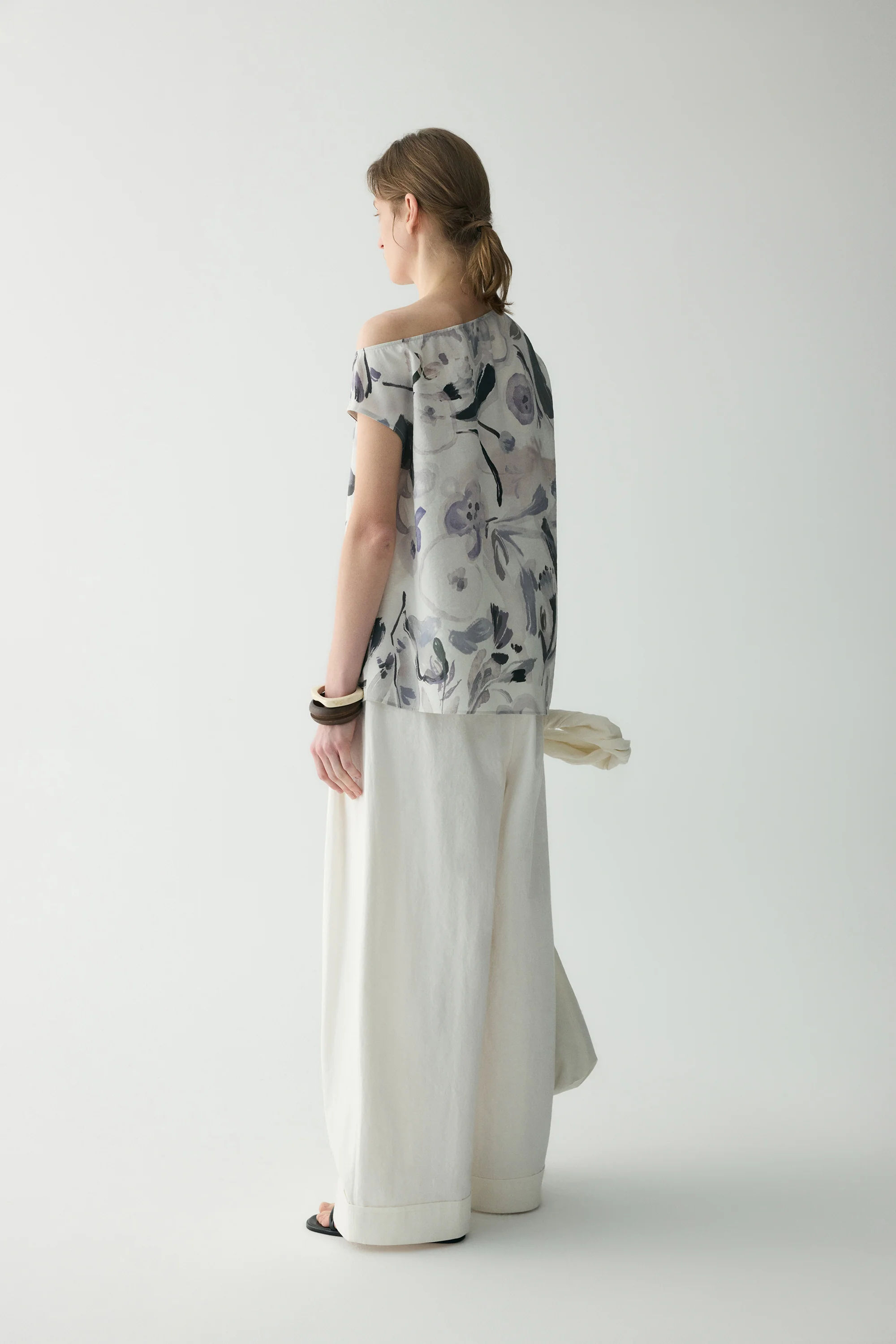 Ink-printed Silk Top - Image 7