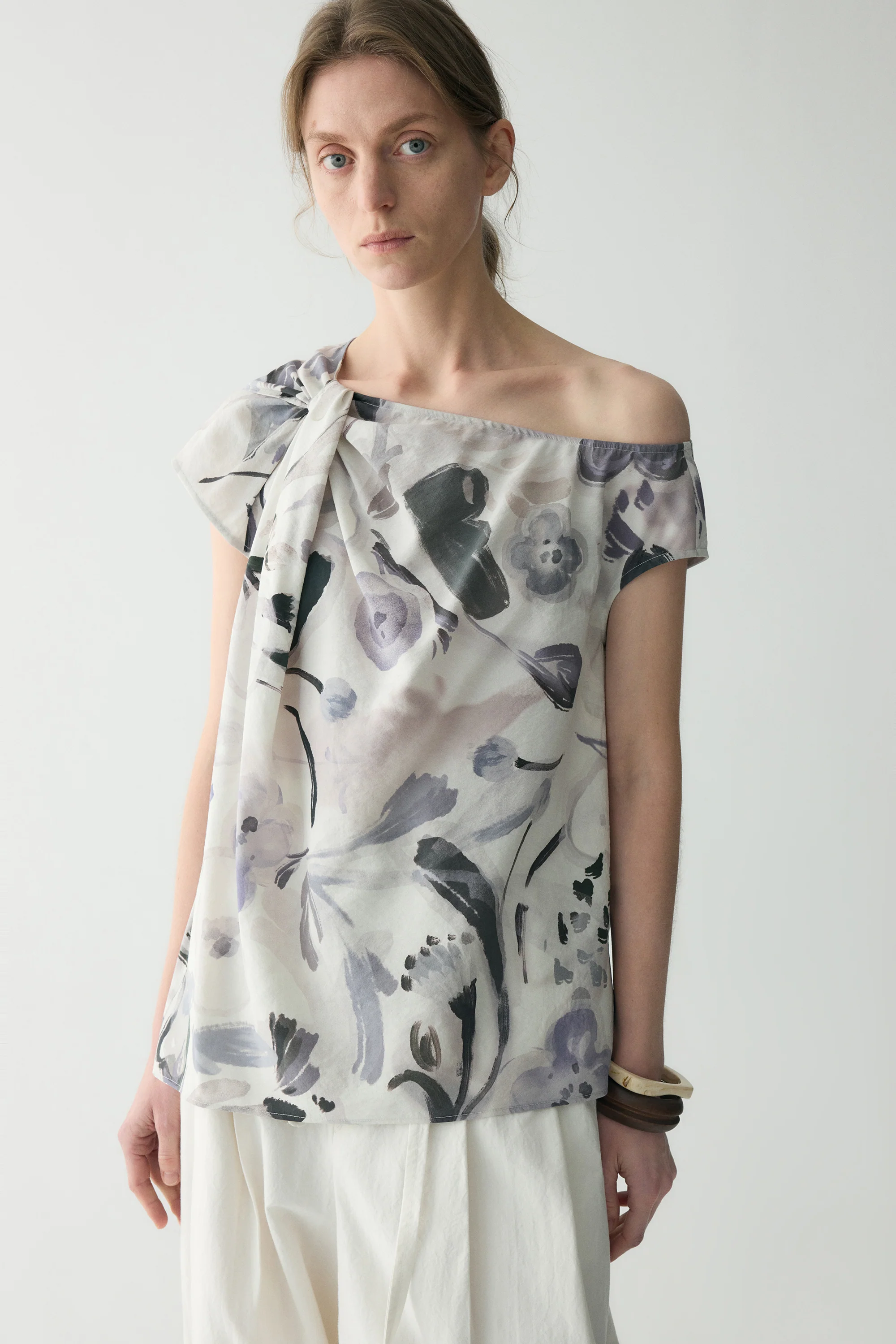 Ink-printed Silk Top - Image 8