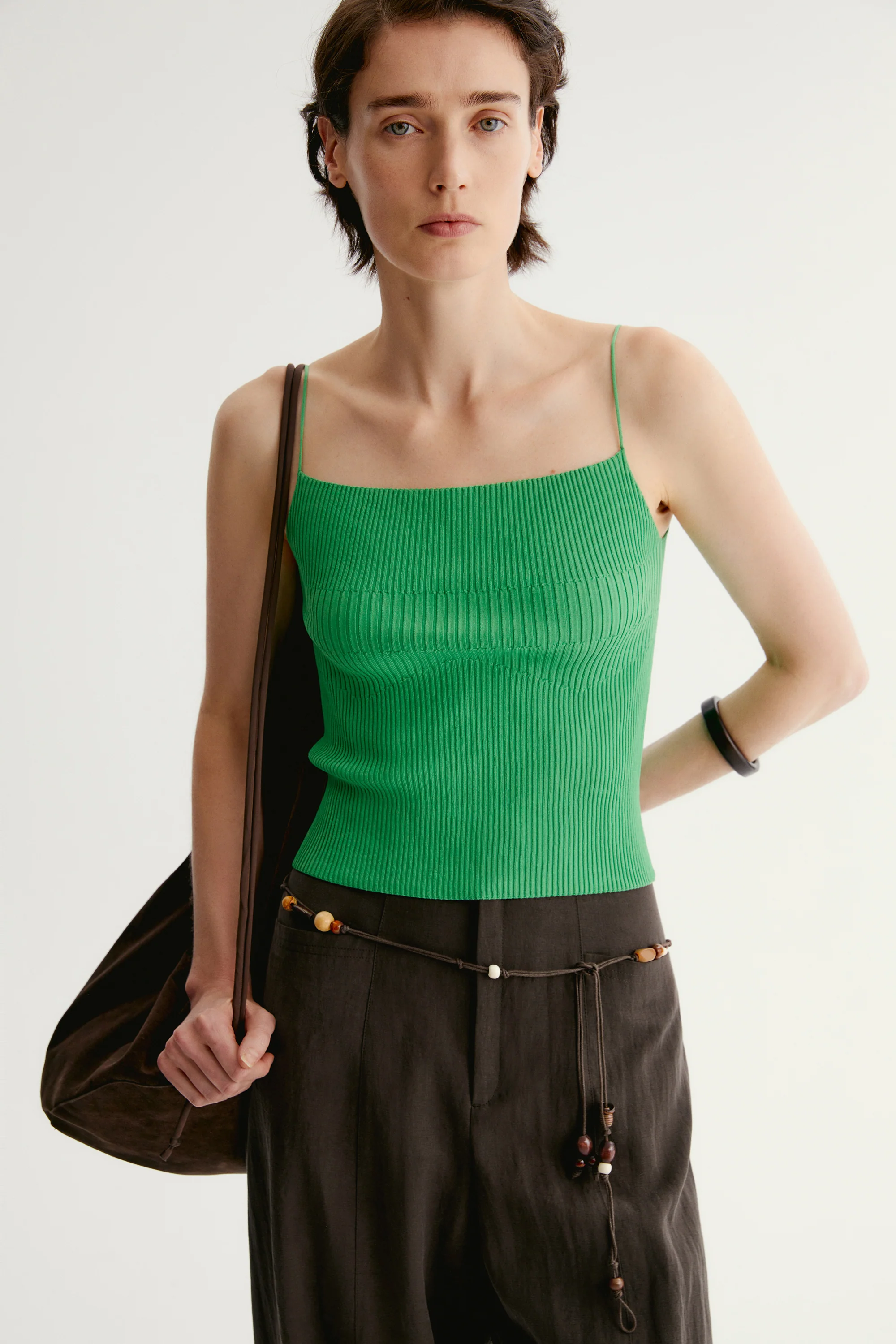 Knitted Strap Top - Image 17
