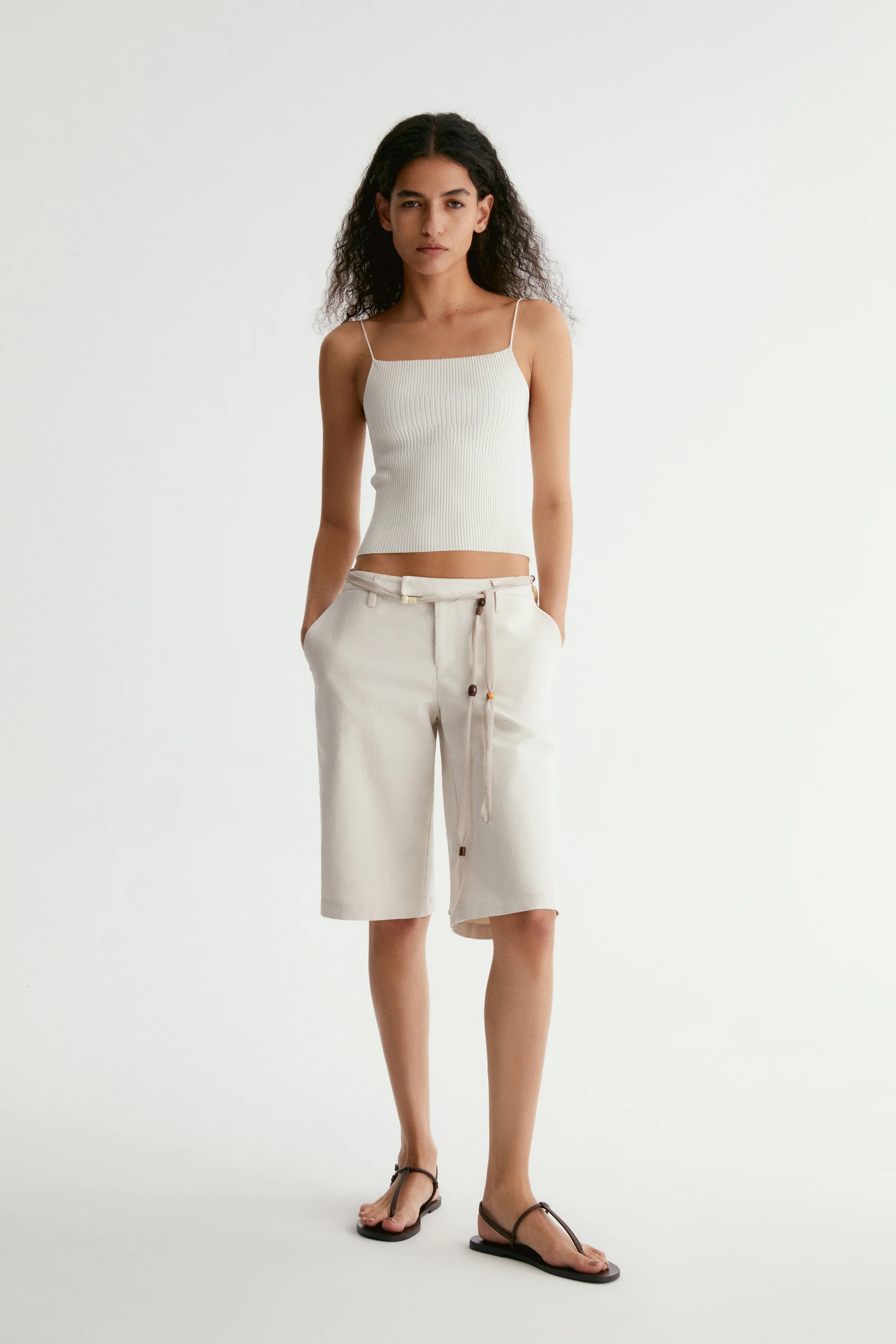 Knitted Strap Top - Image 3