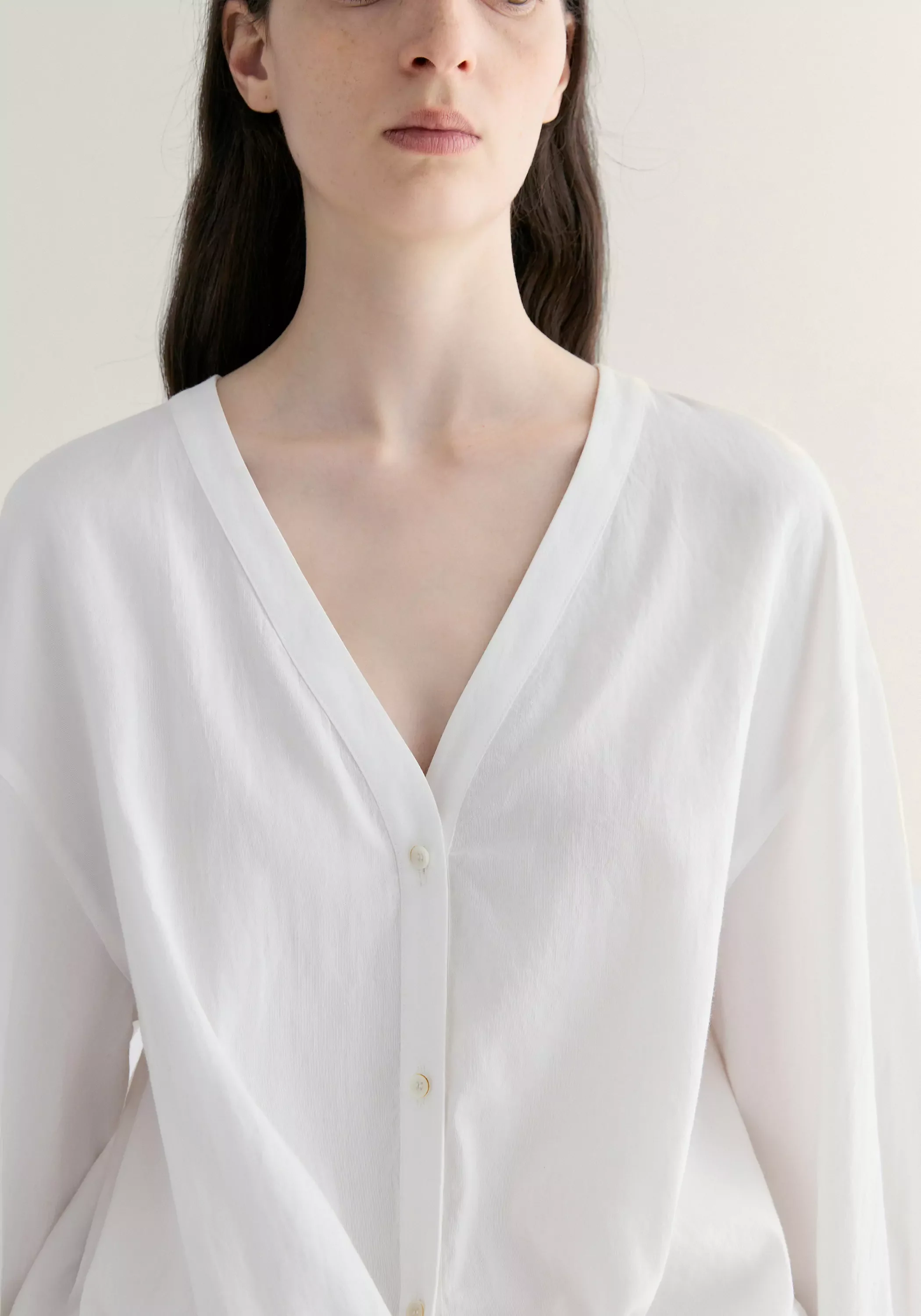 Knot-detail Cotton Shirt - Image 12
