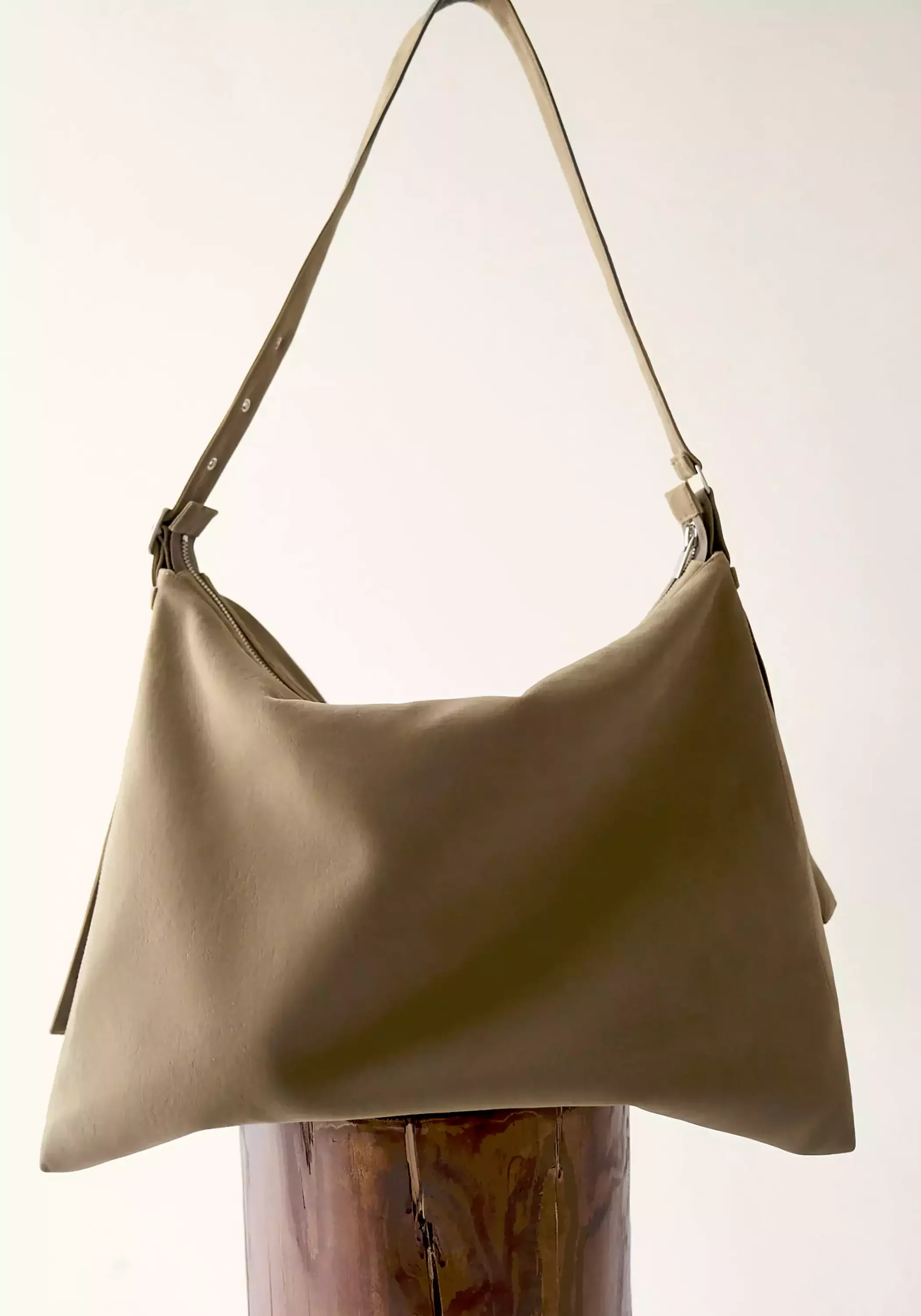 Large Belted Hobo Bag - Image 11