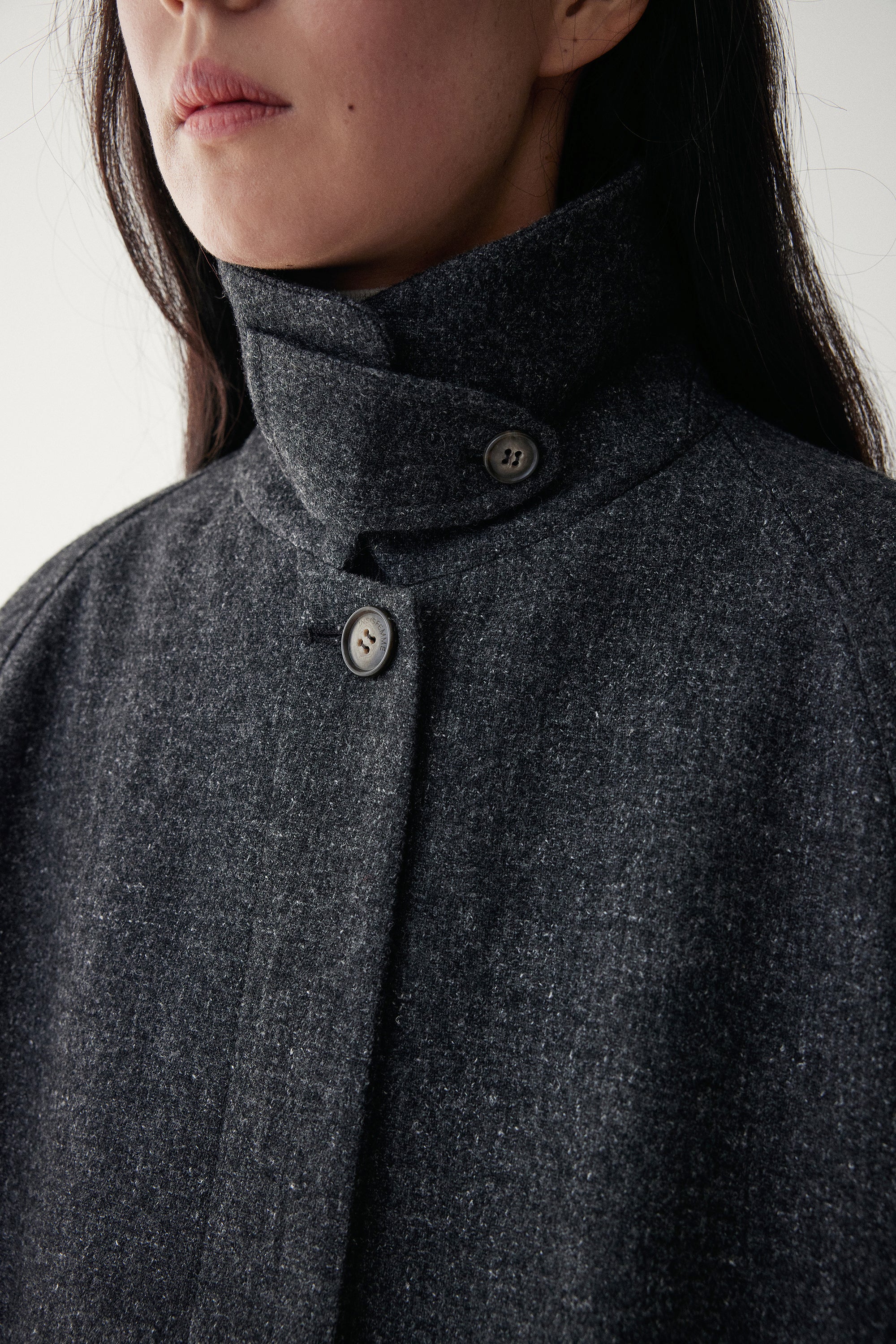 Linen-Wool Blend Trench Coat - Image 10