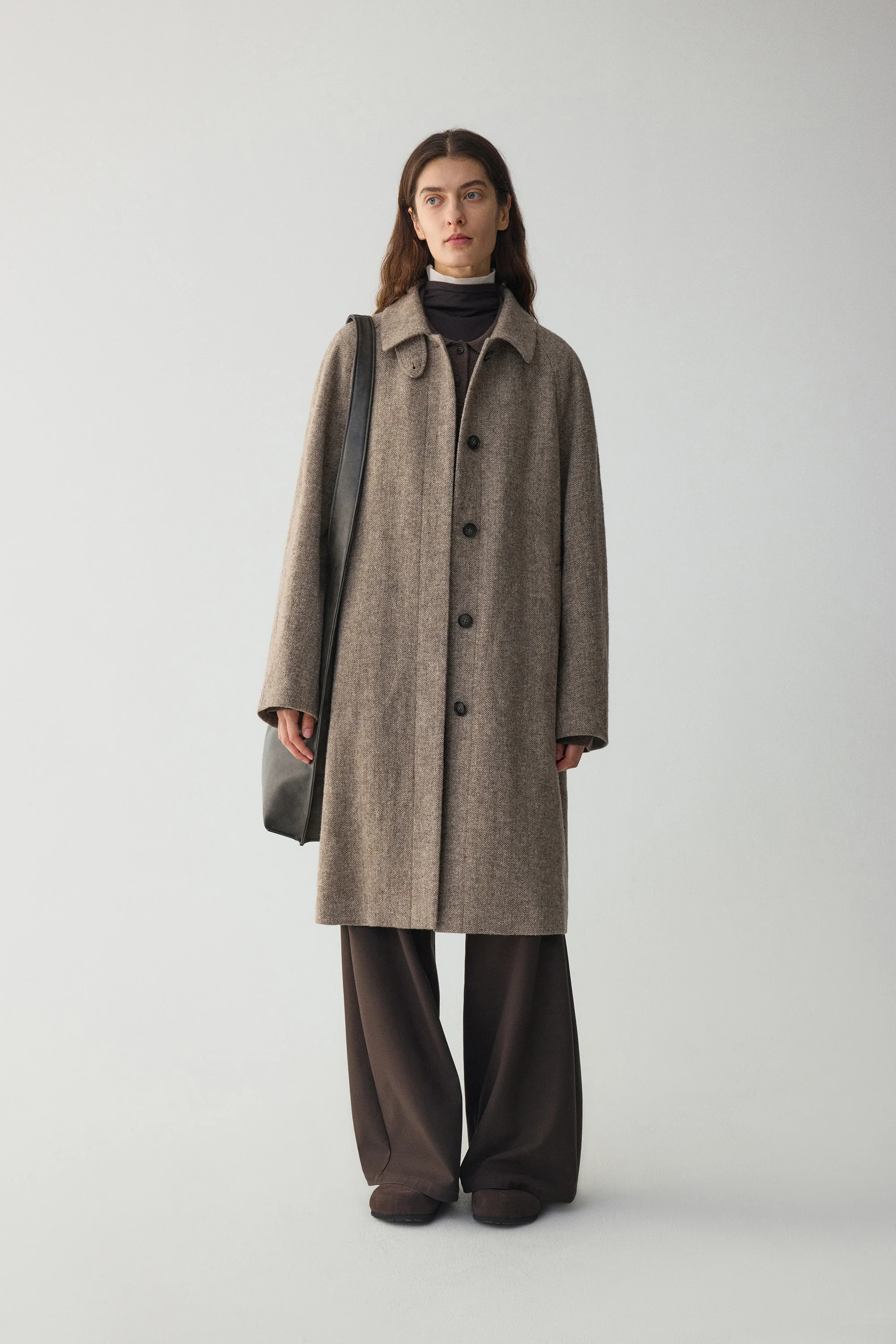 Linen-Wool Blend Trench Coat - Image 13