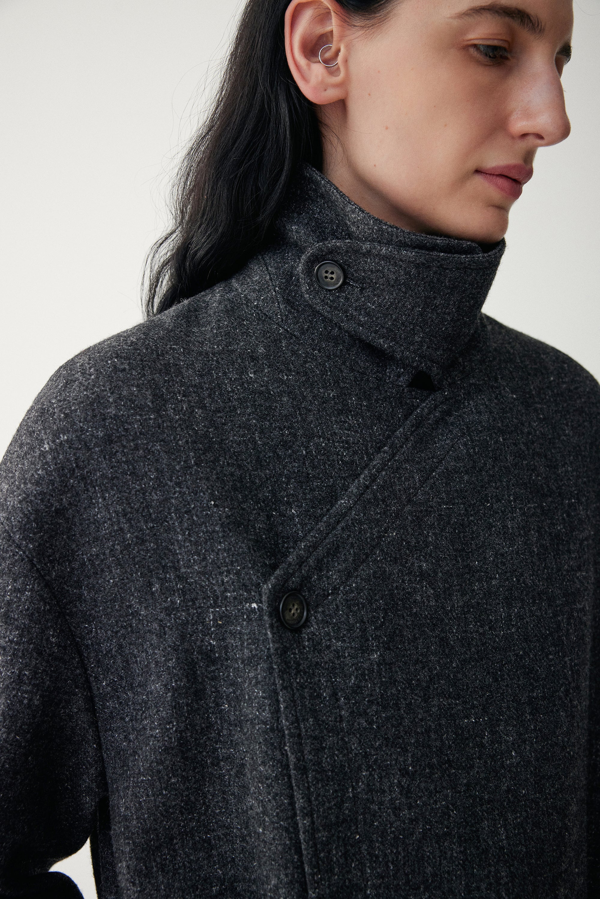 Linen-Wool Blend Trench Coat - Image 24