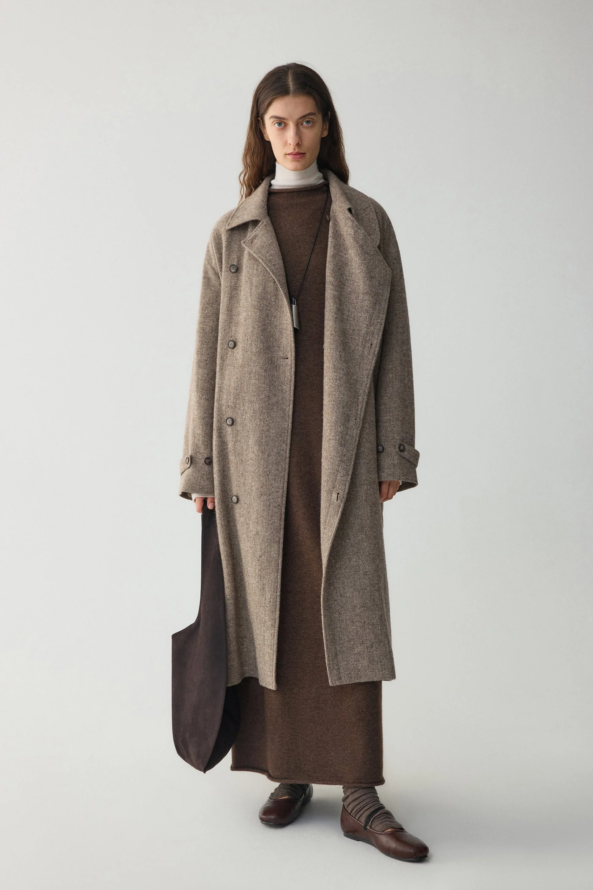 Linen-Wool Blend Trench Coat - Image 6