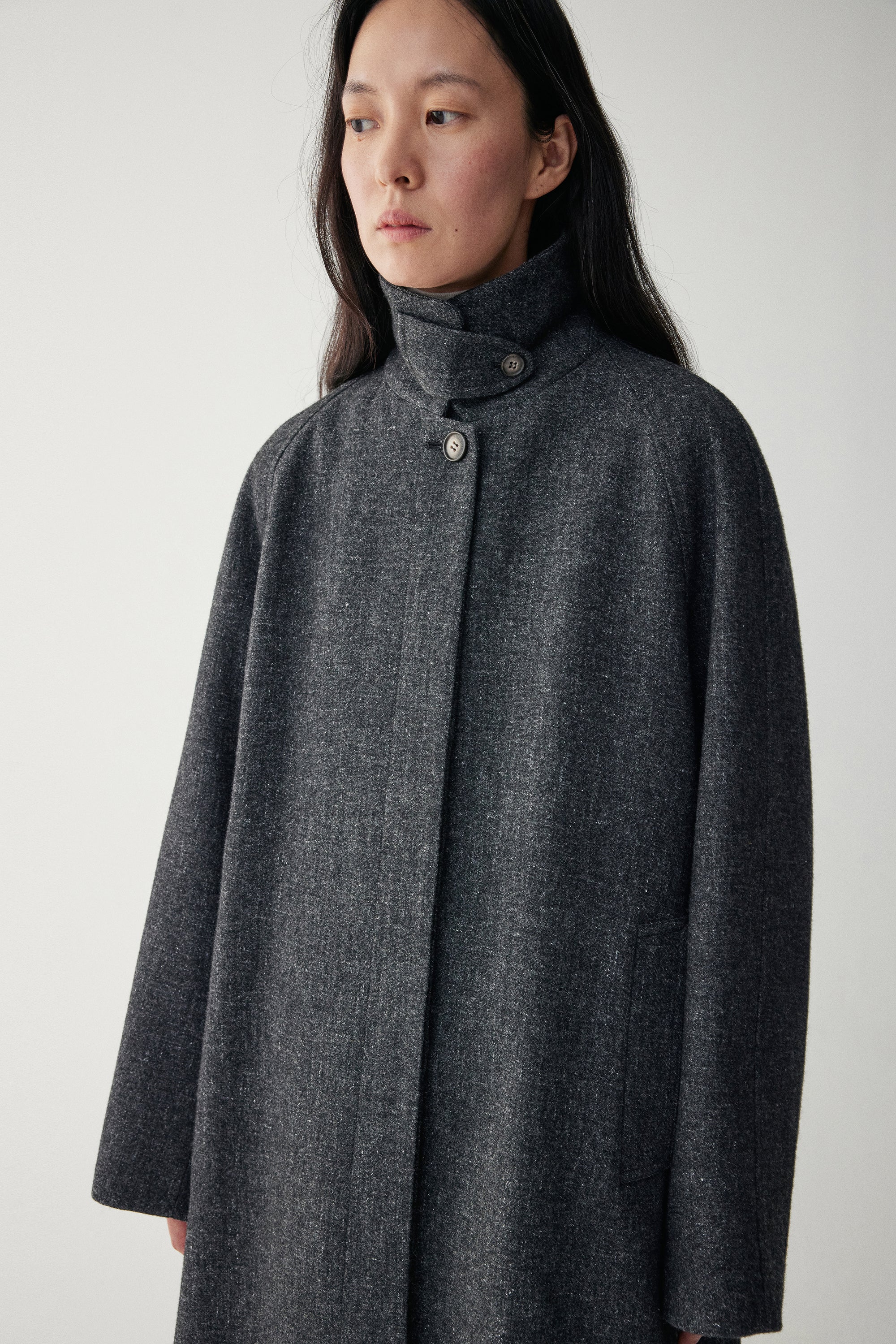 Linen-Wool Blend Trench Coat - Image 8