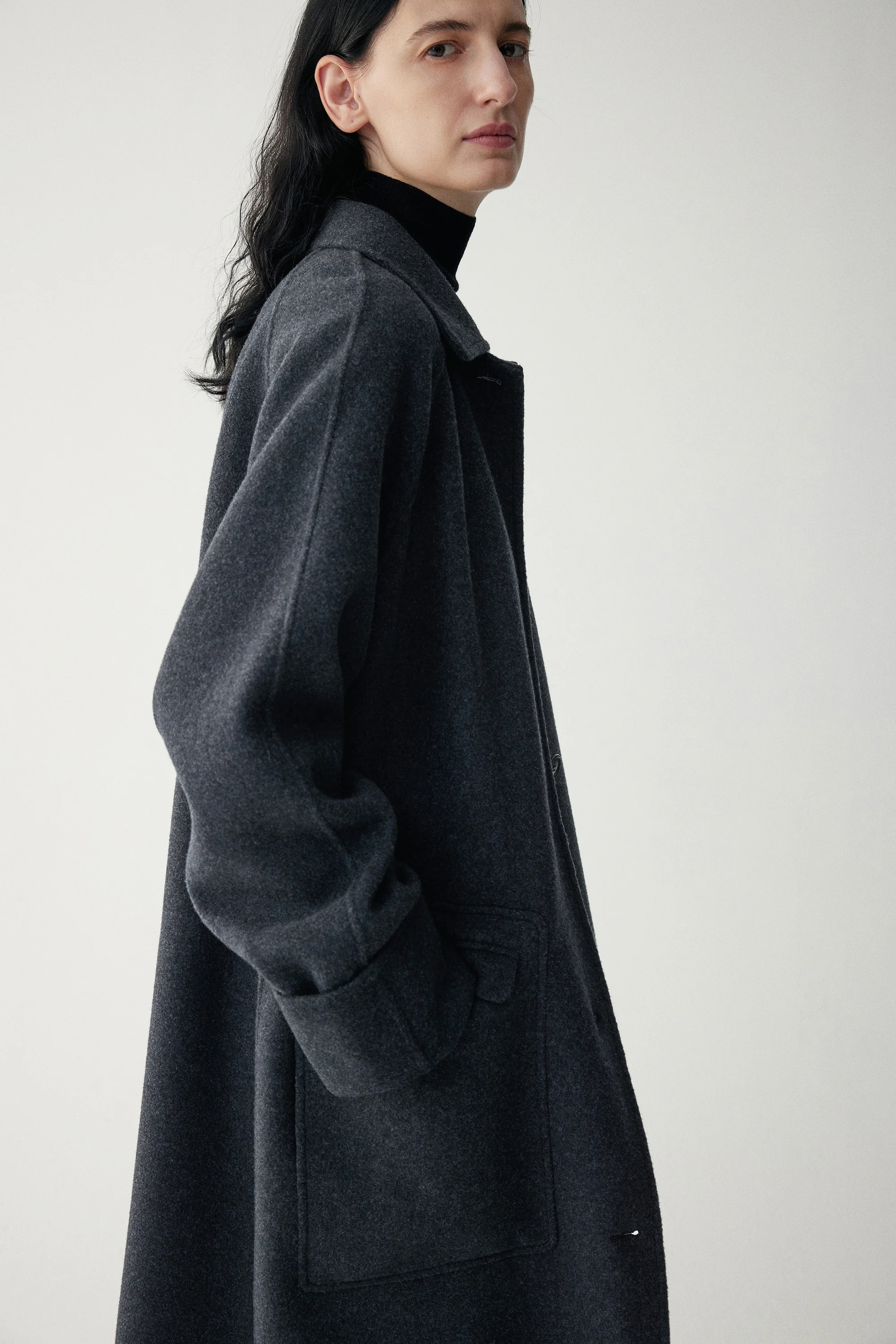 Long Cashmere Coat - Image 8