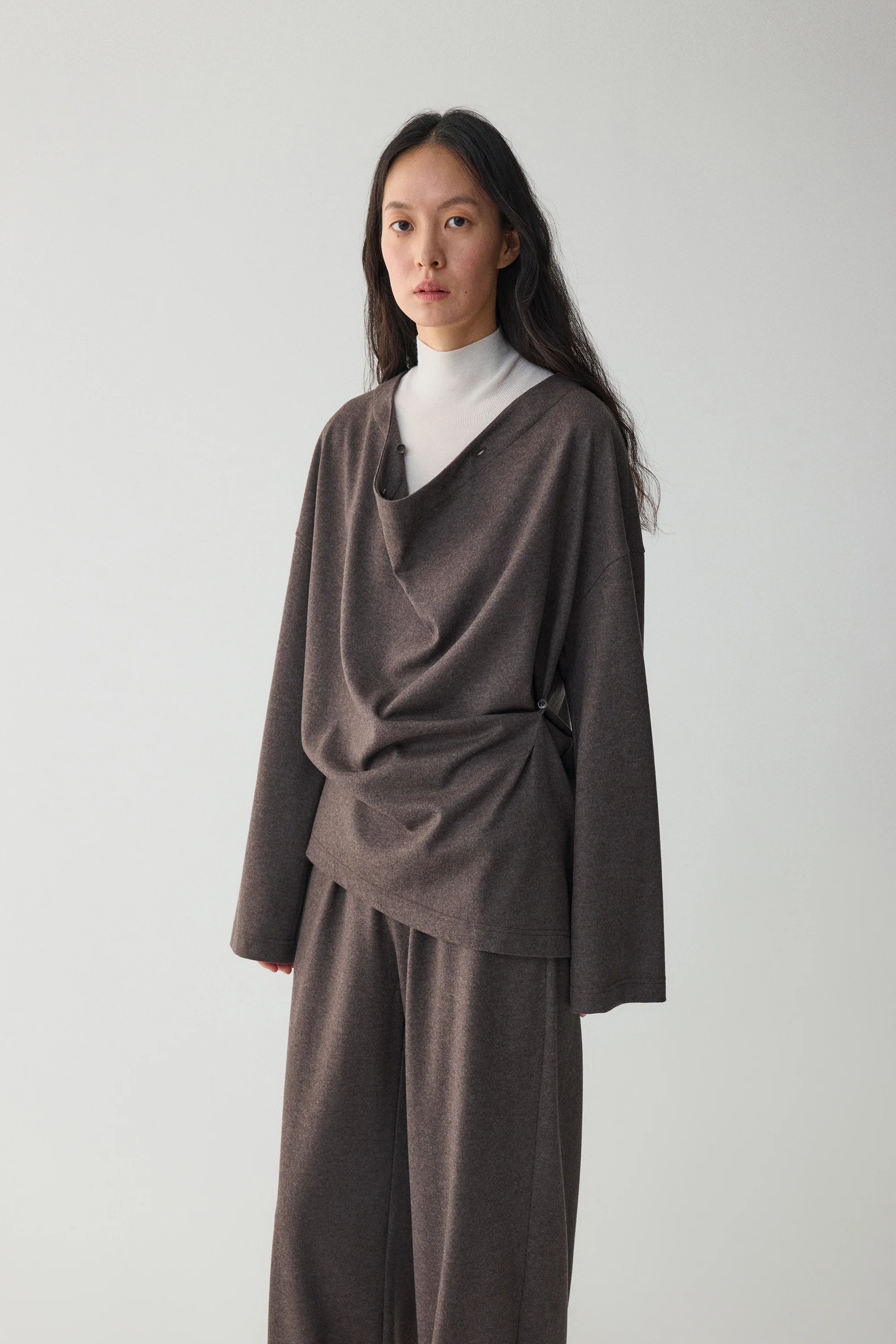 Long Sleeve Top in Australia Merino Wool - Image 16