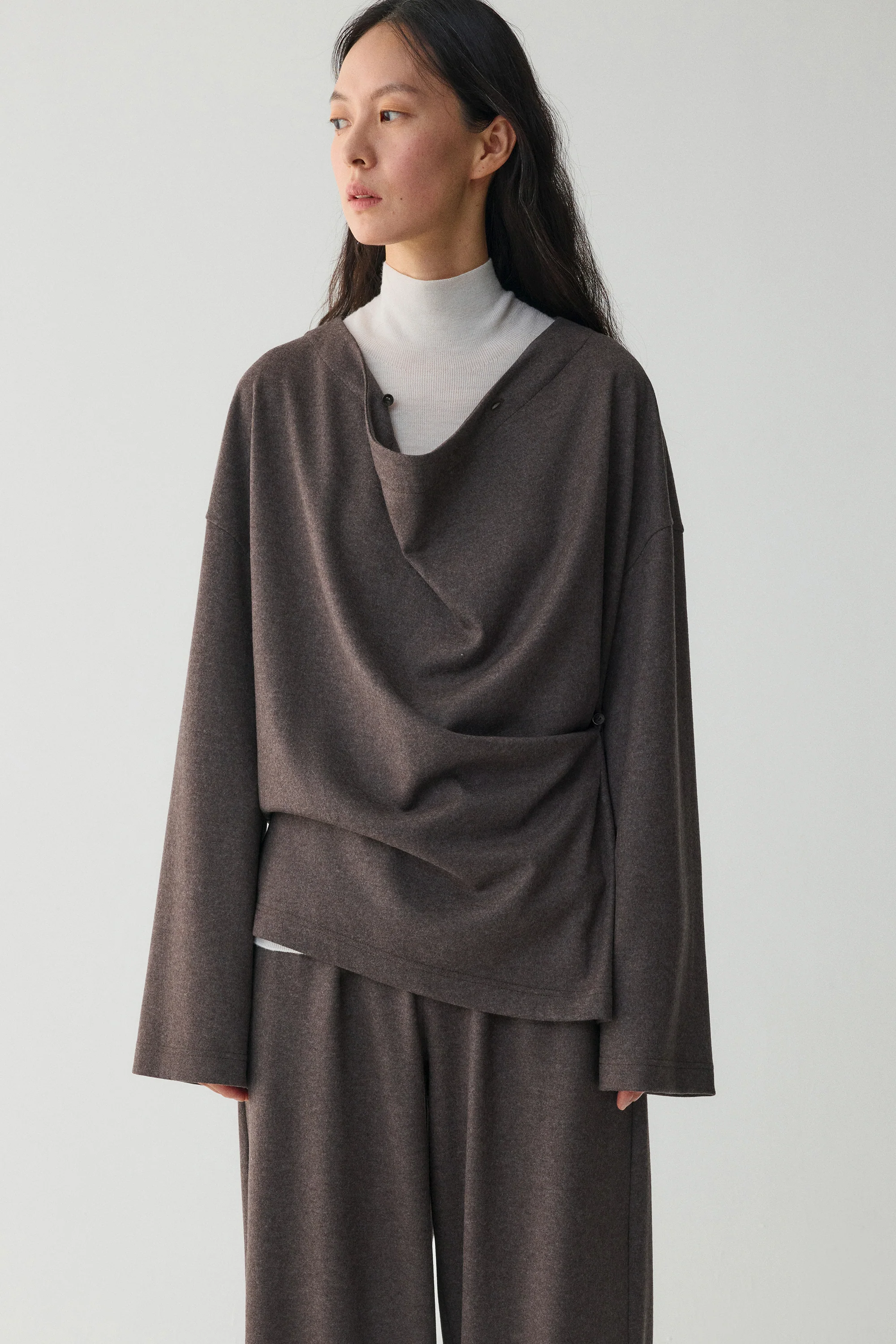 Long Sleeve Top in Australia Merino Wool - Image 17