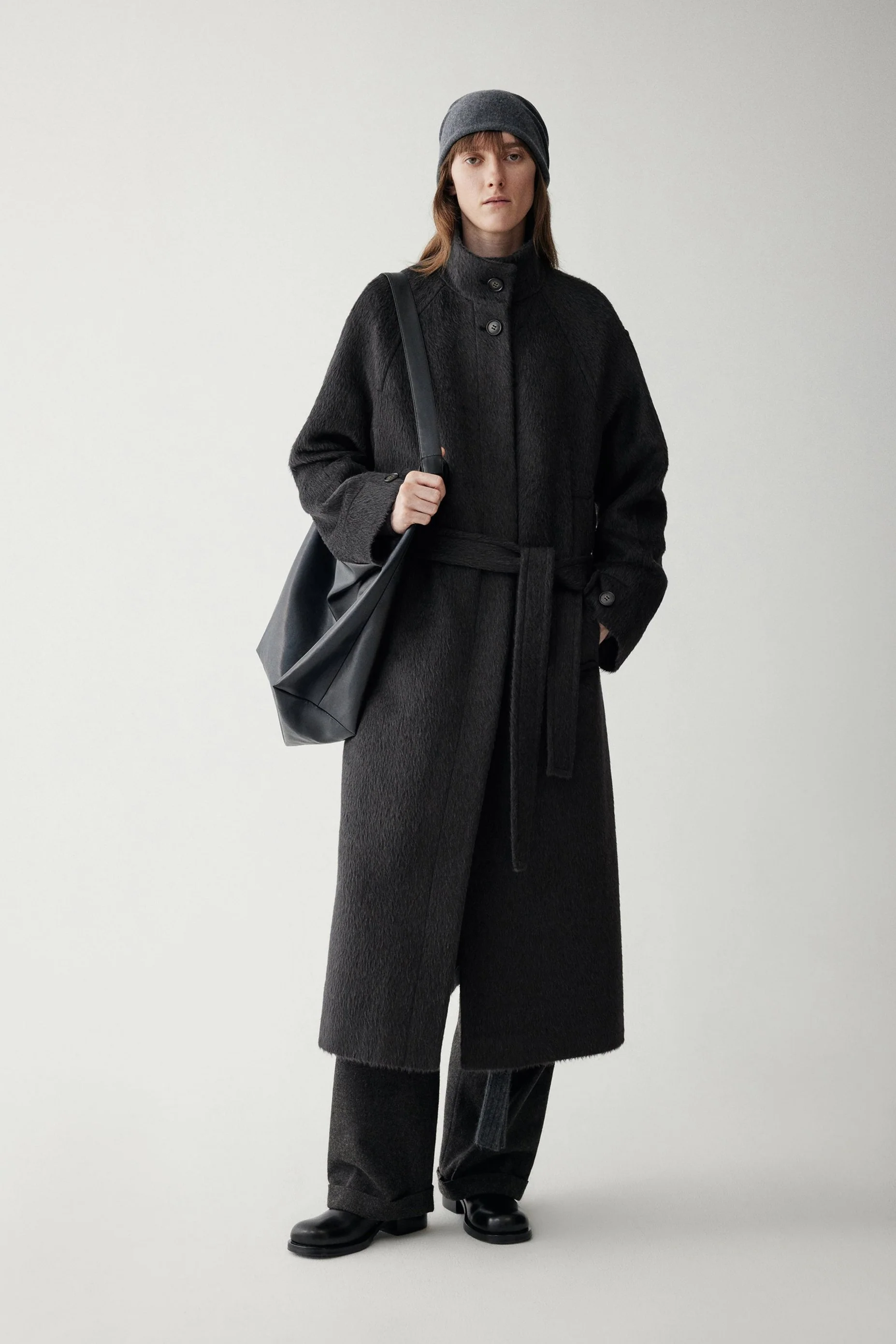 Long Suri Alpaca Wool Coat - Image 12