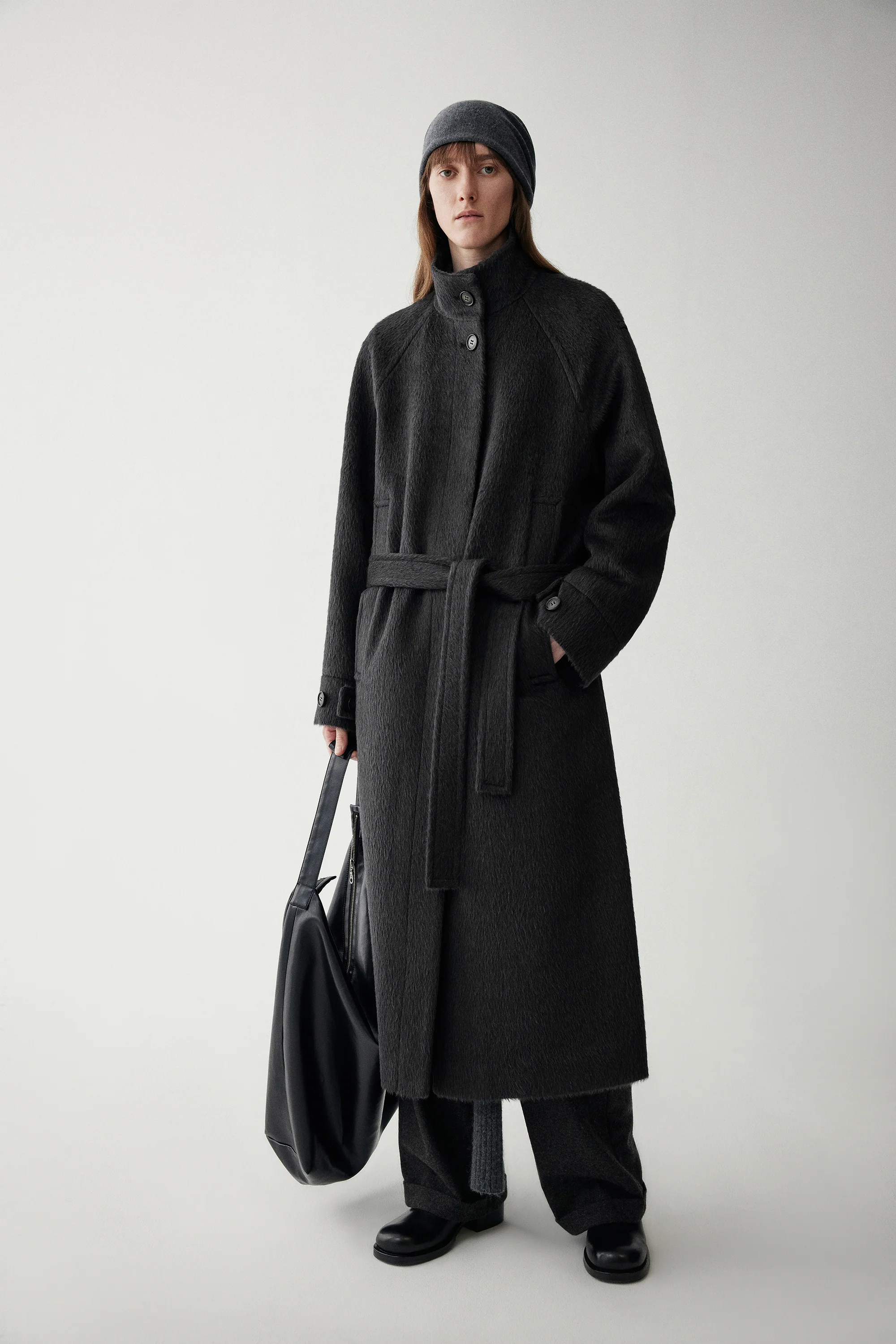 Long Suri Alpaca Wool Coat - Image 13