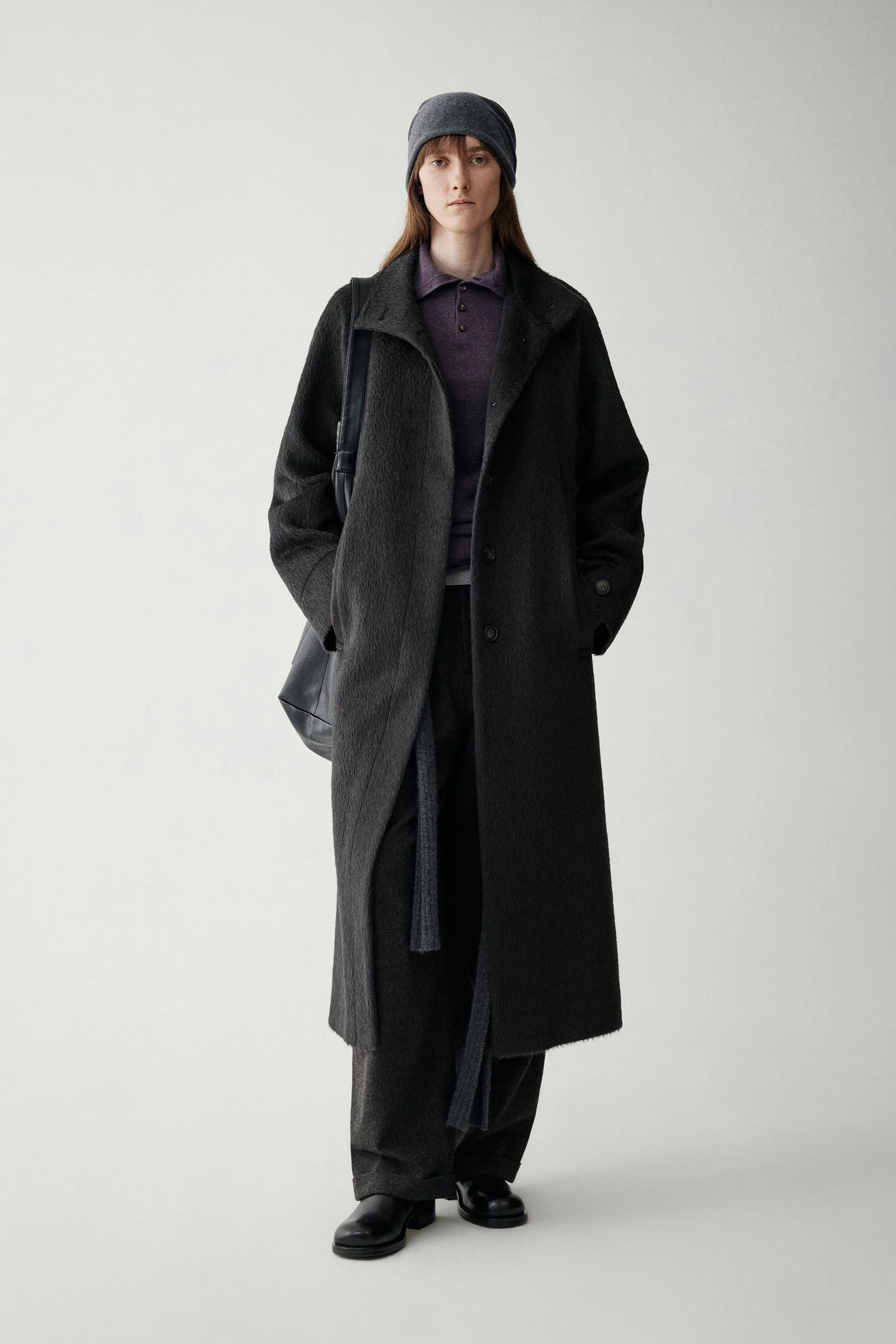 Long Suri Alpaca Wool Coat - Image 14