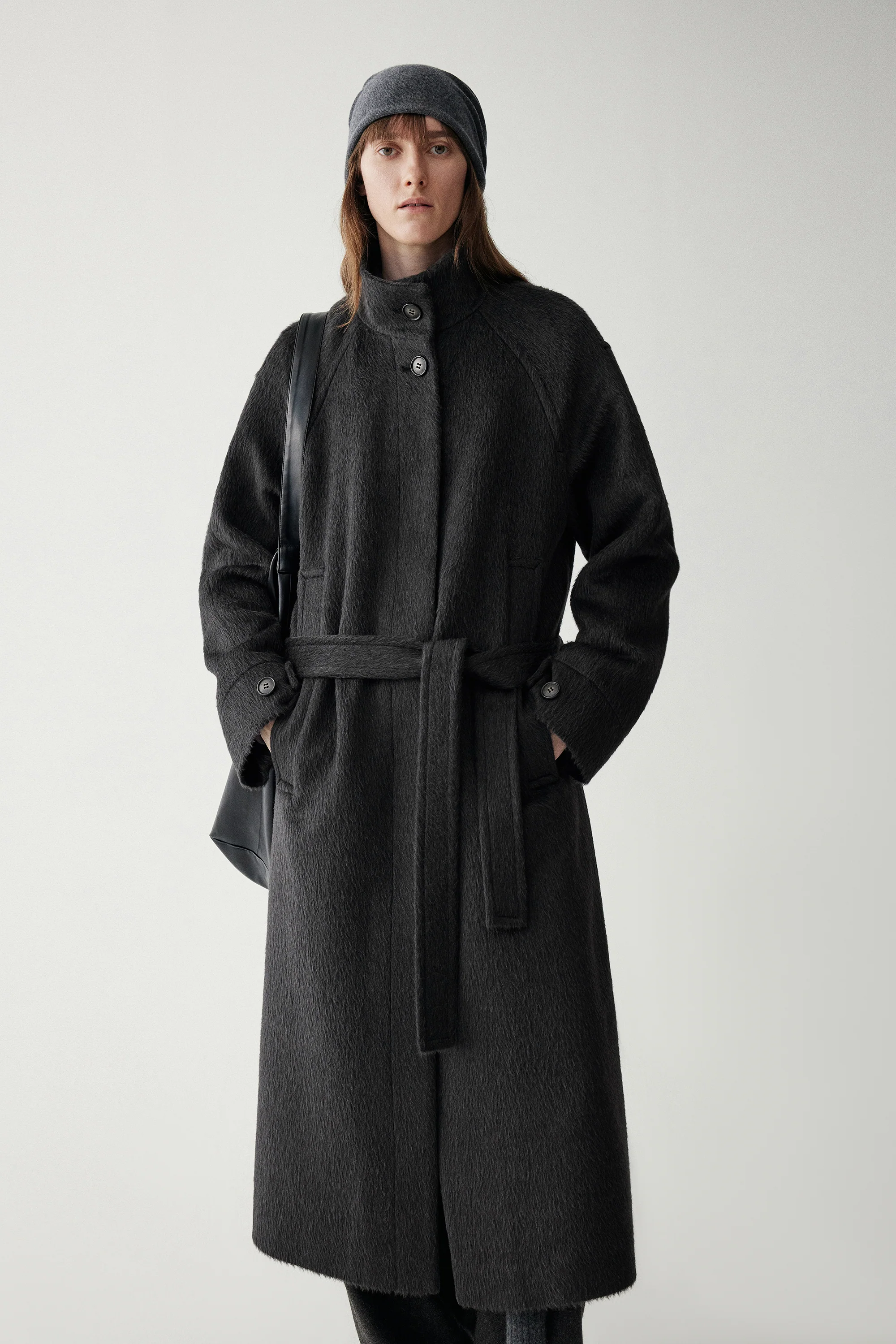 Long Suri Alpaca Wool Coat - Image 16