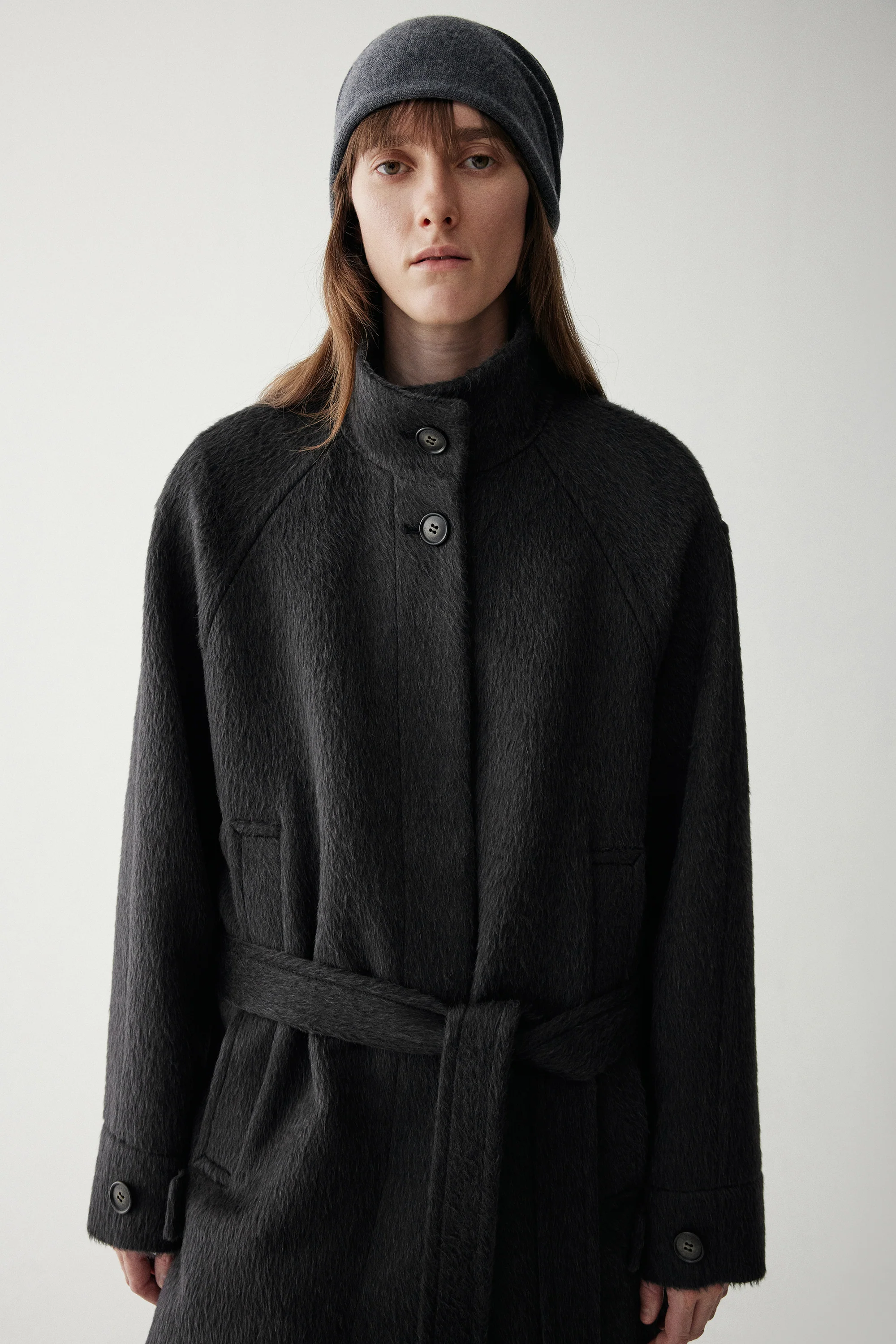 Long Suri Alpaca Wool Coat - Image 18