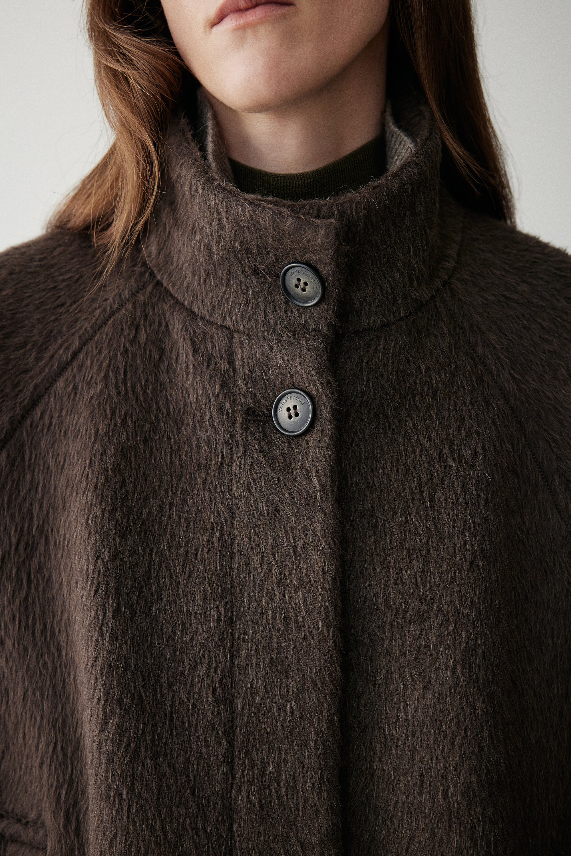Long Suri Alpaca Wool Coat - Image 9