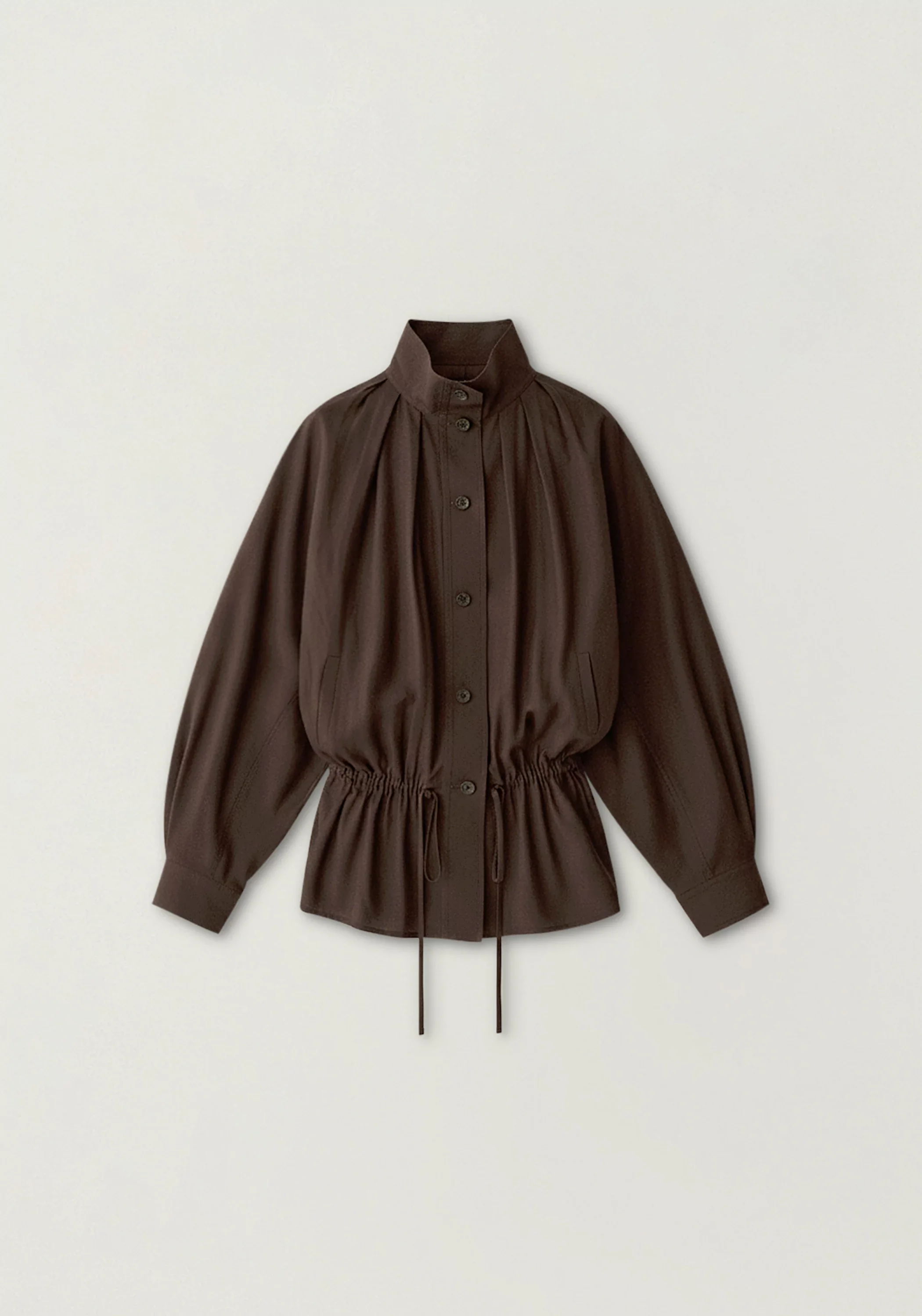 Low-waist Drawstring Trench - Image 2