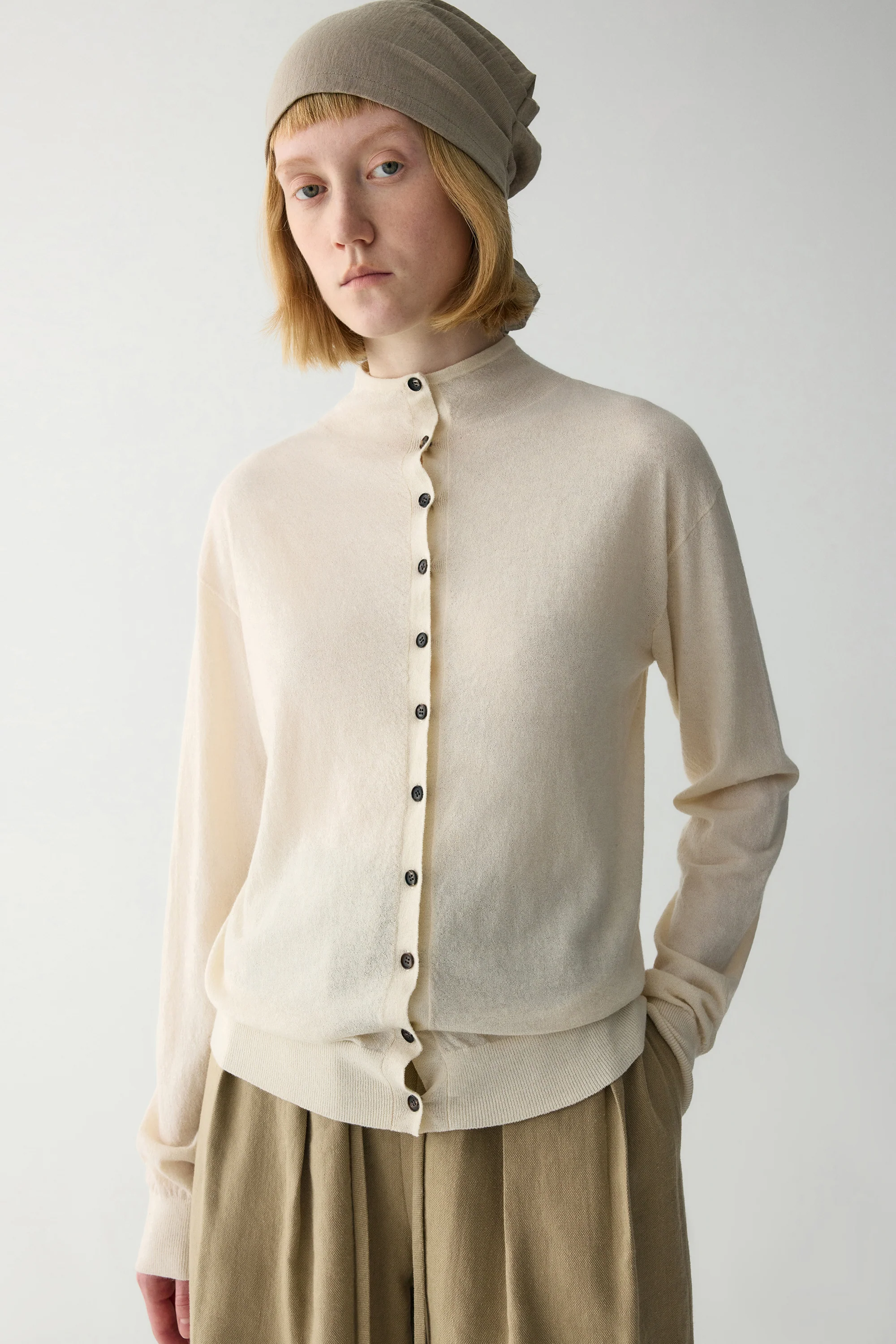 Machine-Washable Wool Cardigan - Image 15