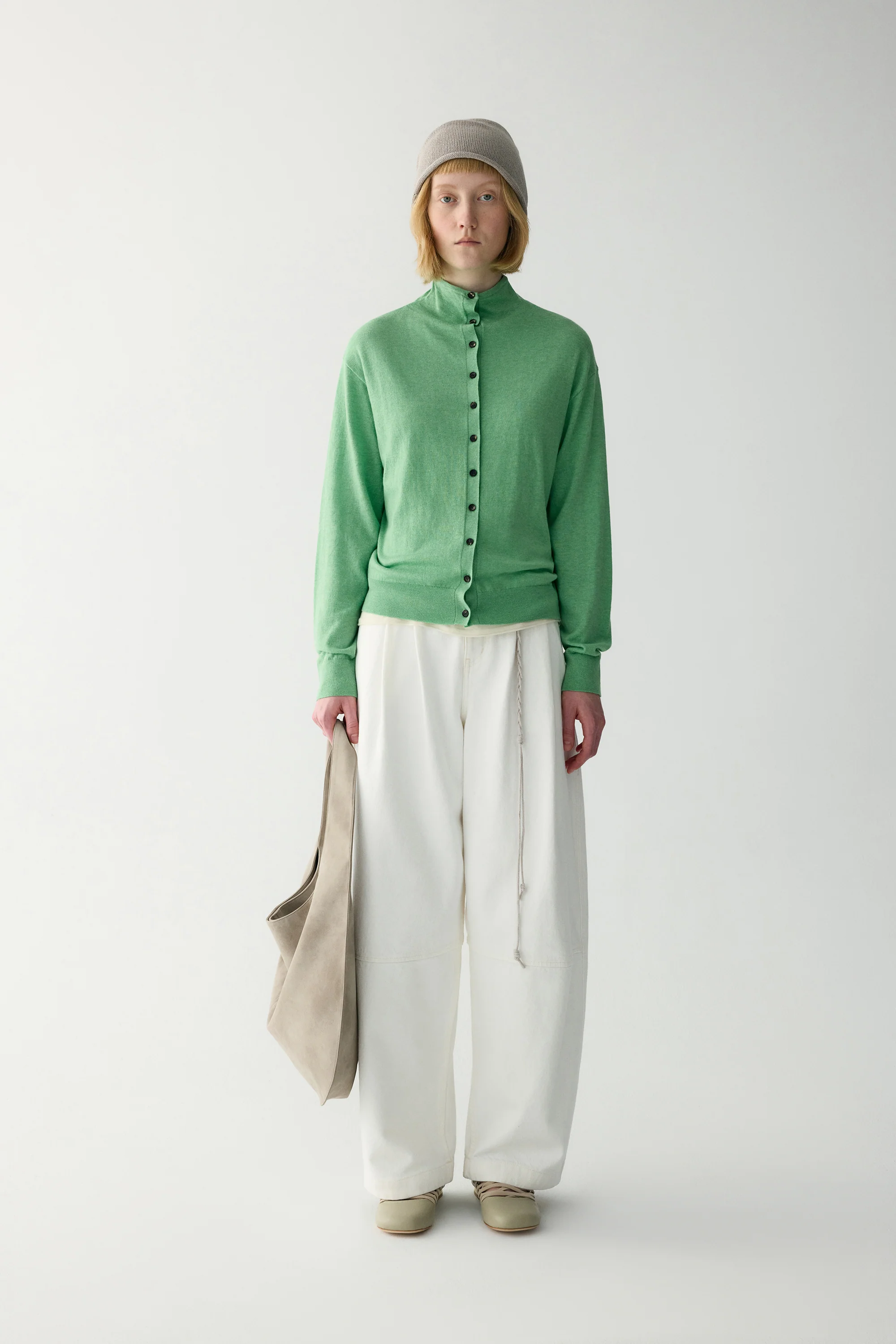 Machine-Washable Wool Cardigan - Image 16