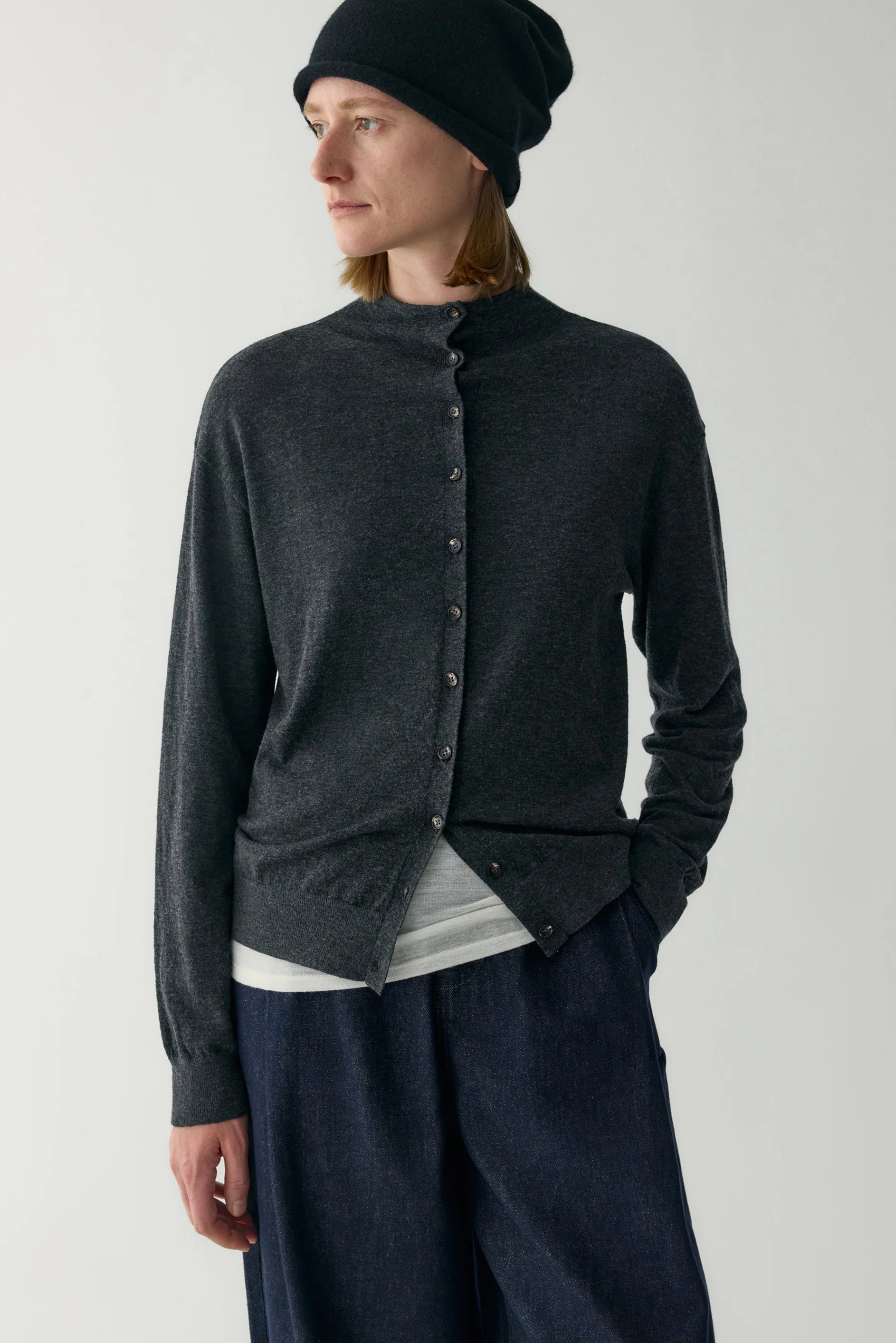 Machine-Washable Wool Cardigan - Image 5