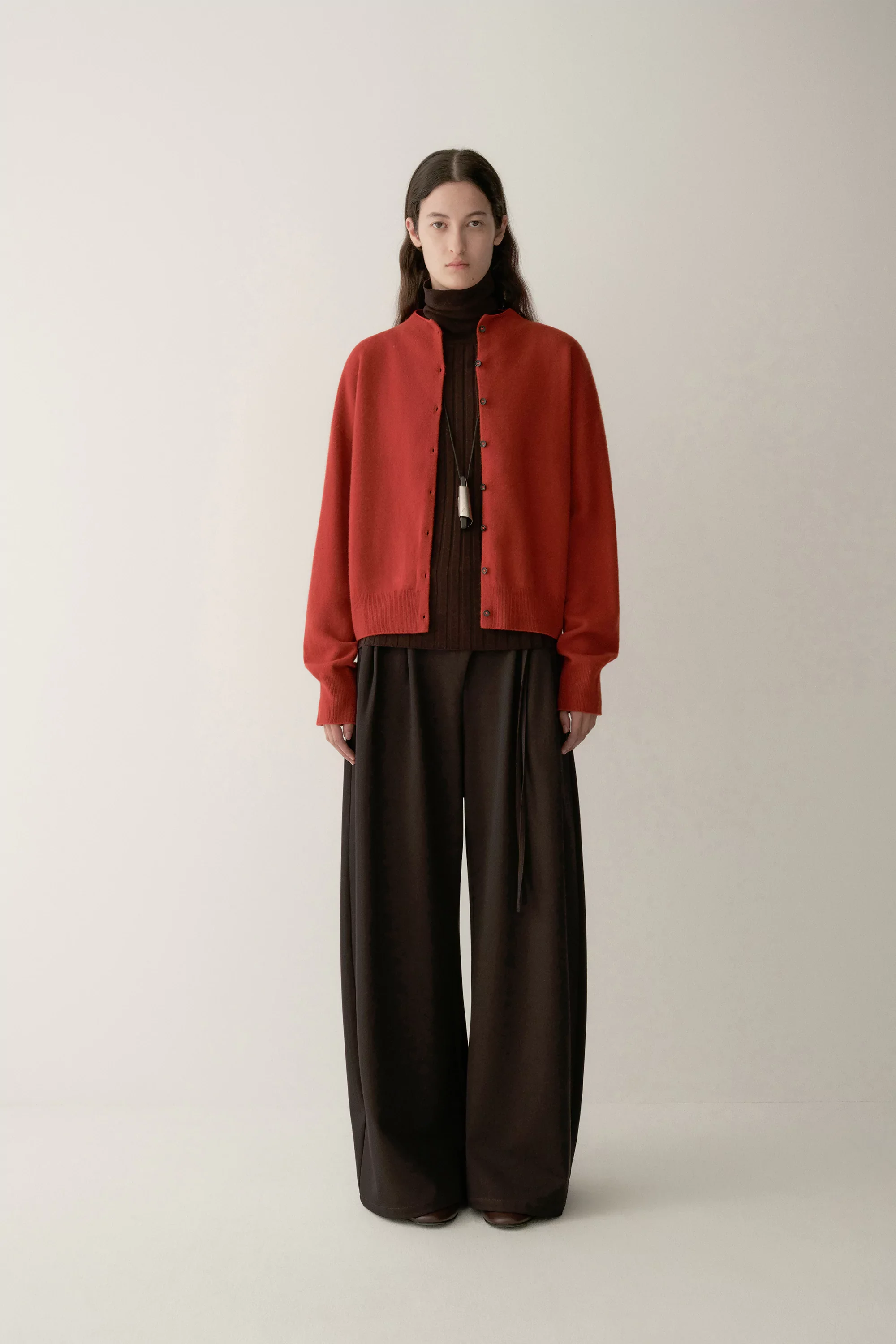 Merino Wool Cocoon Cardigan - Image 2