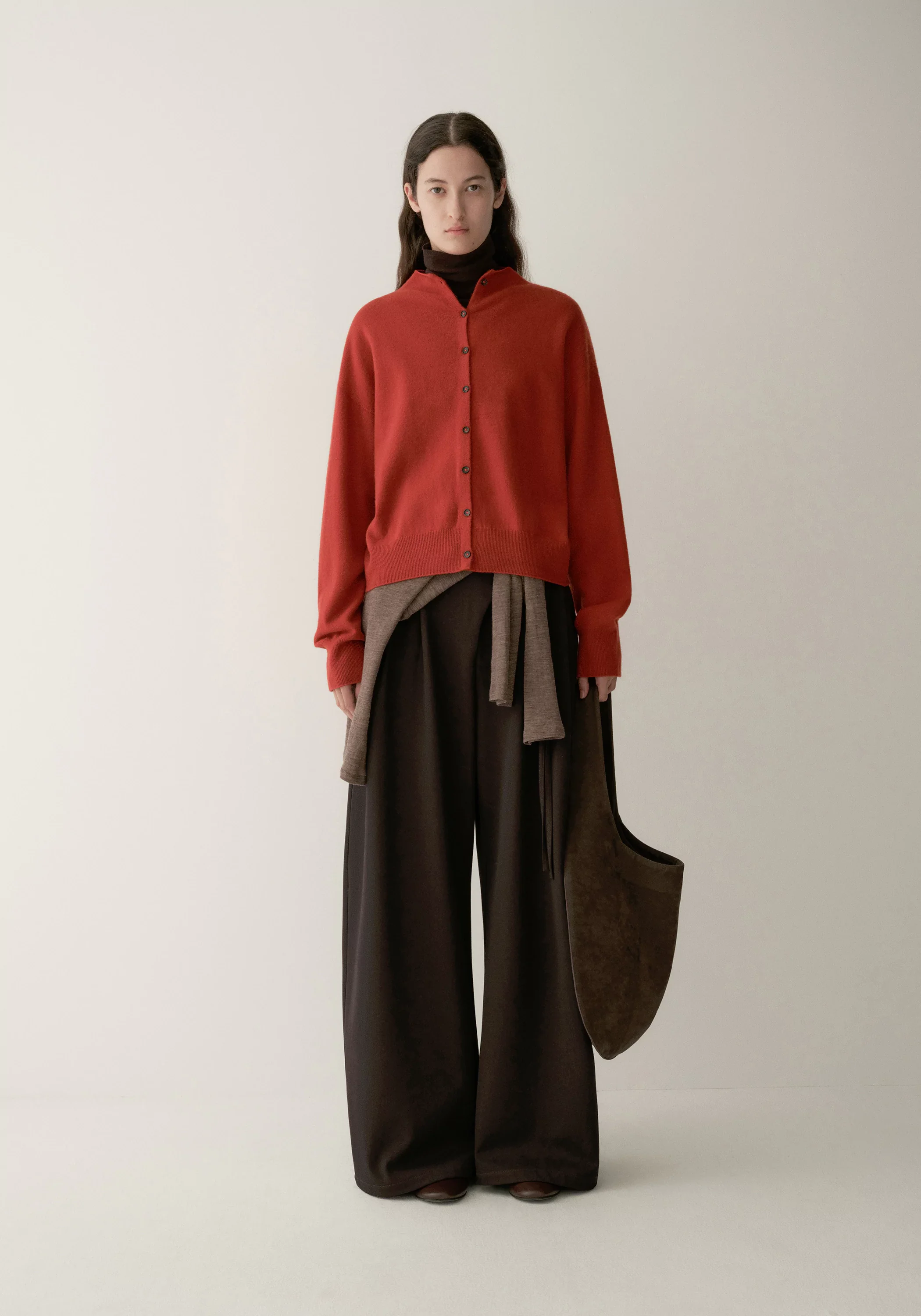 Merino Wool Cocoon Cardigan - Image 3