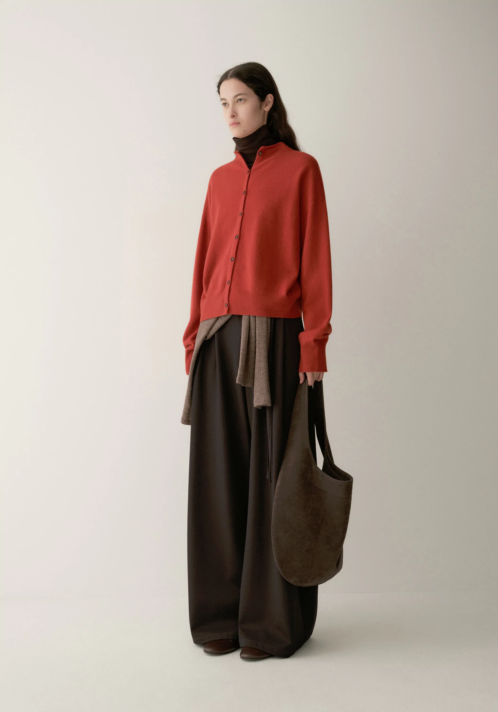 Merino Wool Cocoon Cardigan - Image 4