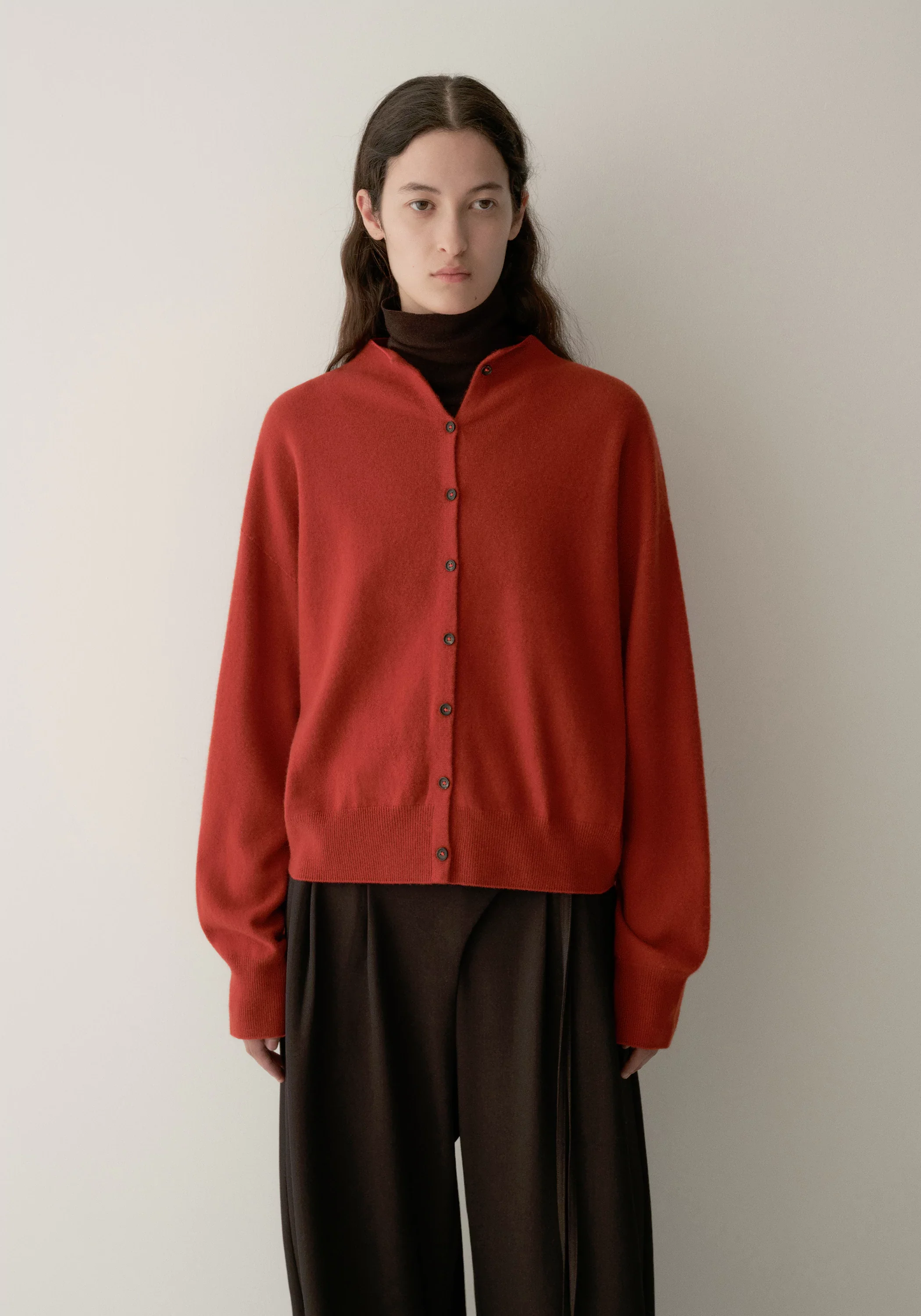 Merino Wool Cocoon Cardigan - Image 6