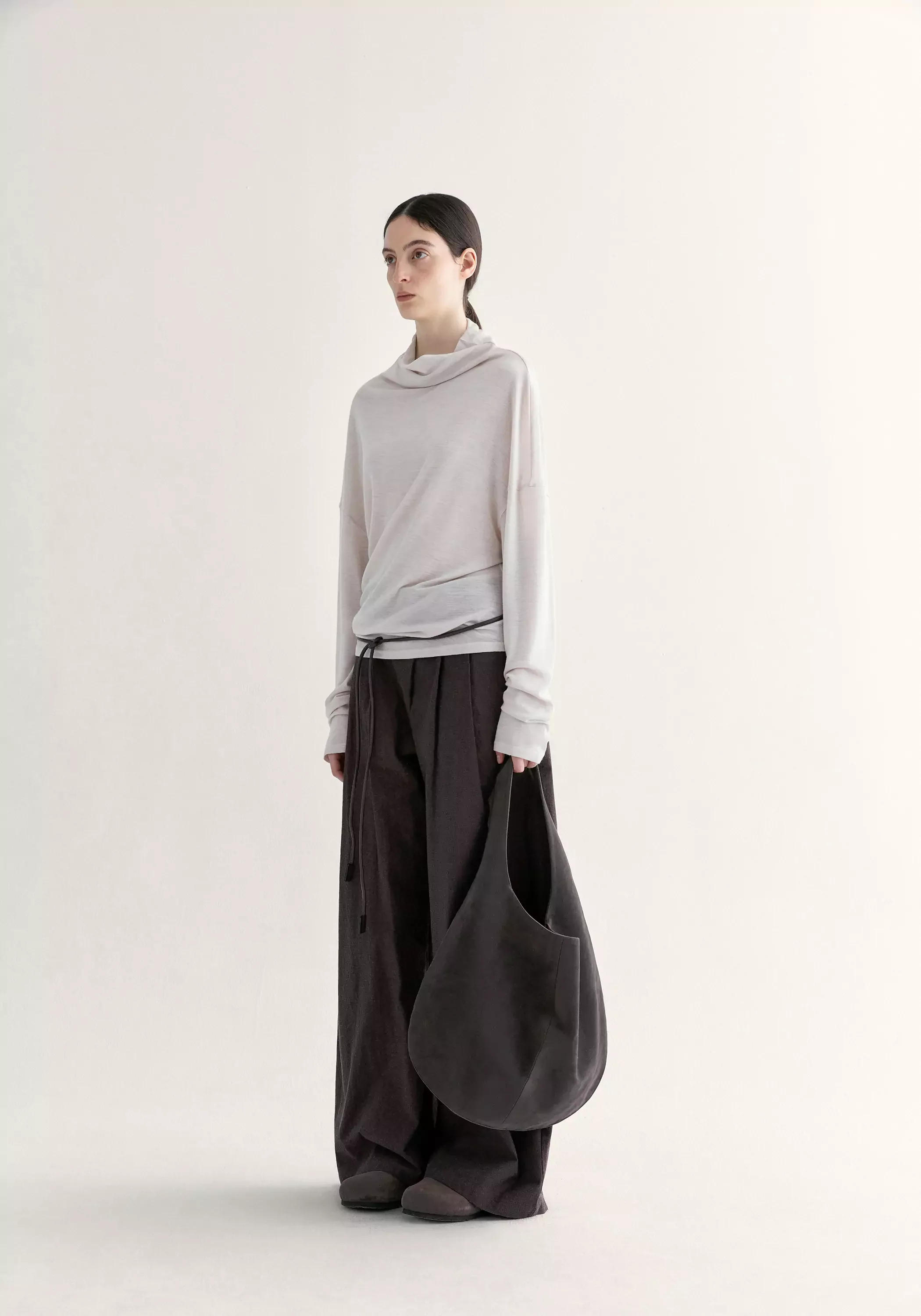 Merino Wool High-neck Top - Image 16