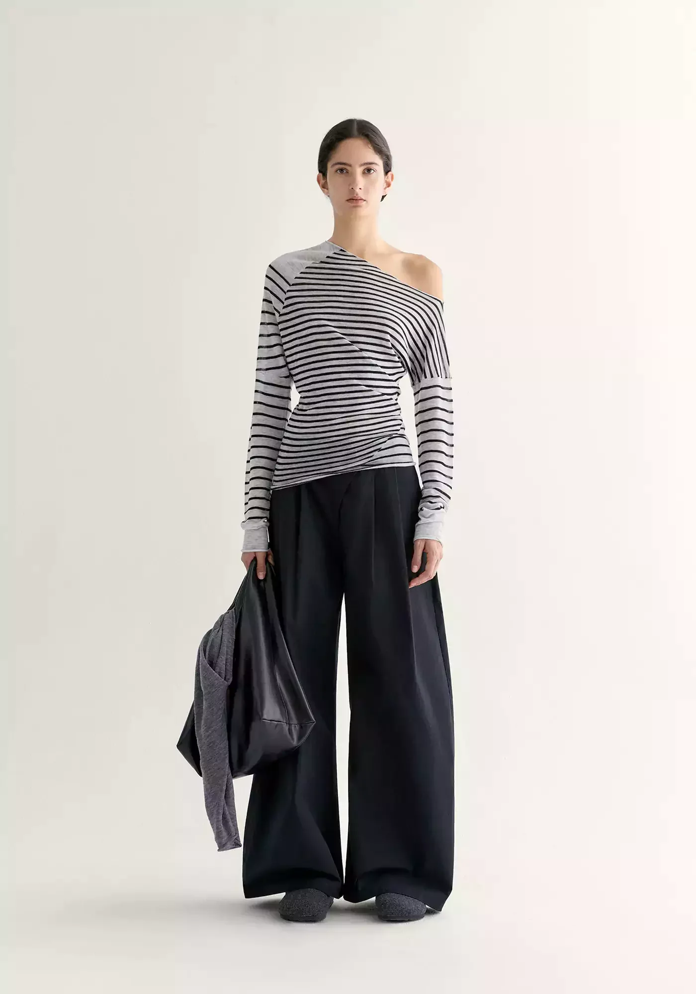 Merino Wool Striped Top - Image 2