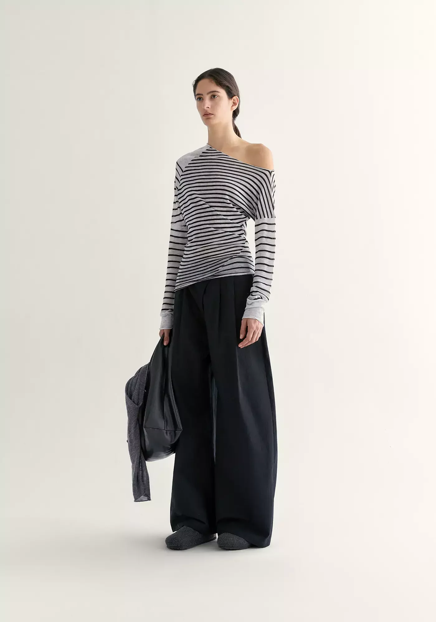 Merino Wool Striped Top - Image 3