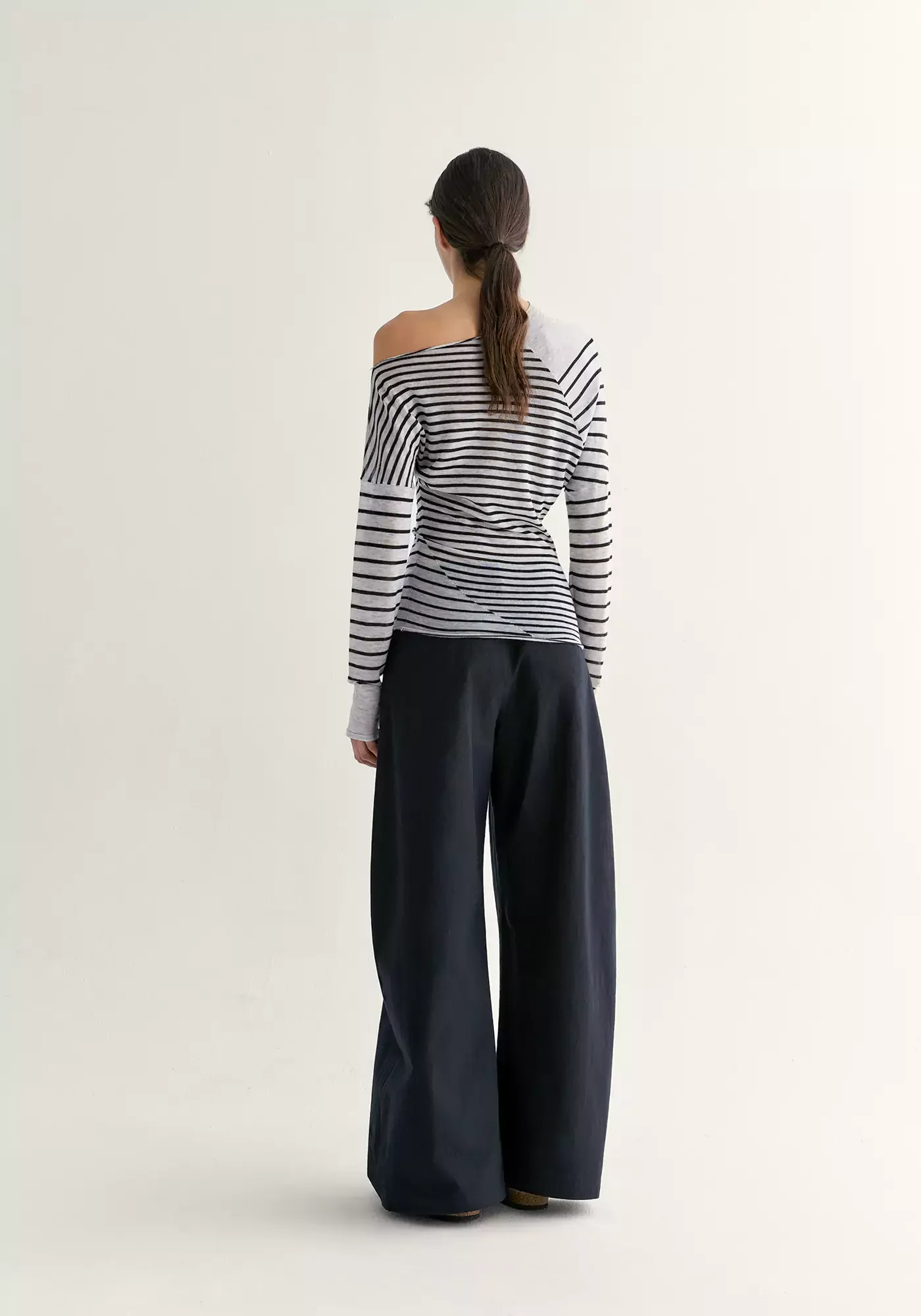Merino Wool Striped Top - Image 4
