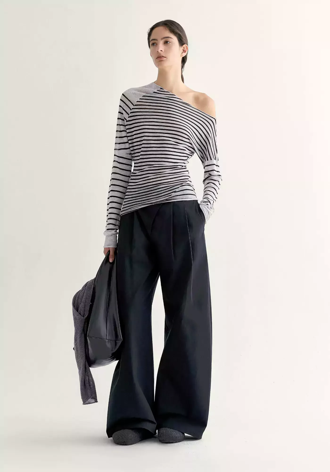 Merino Wool Striped Top - Image 5