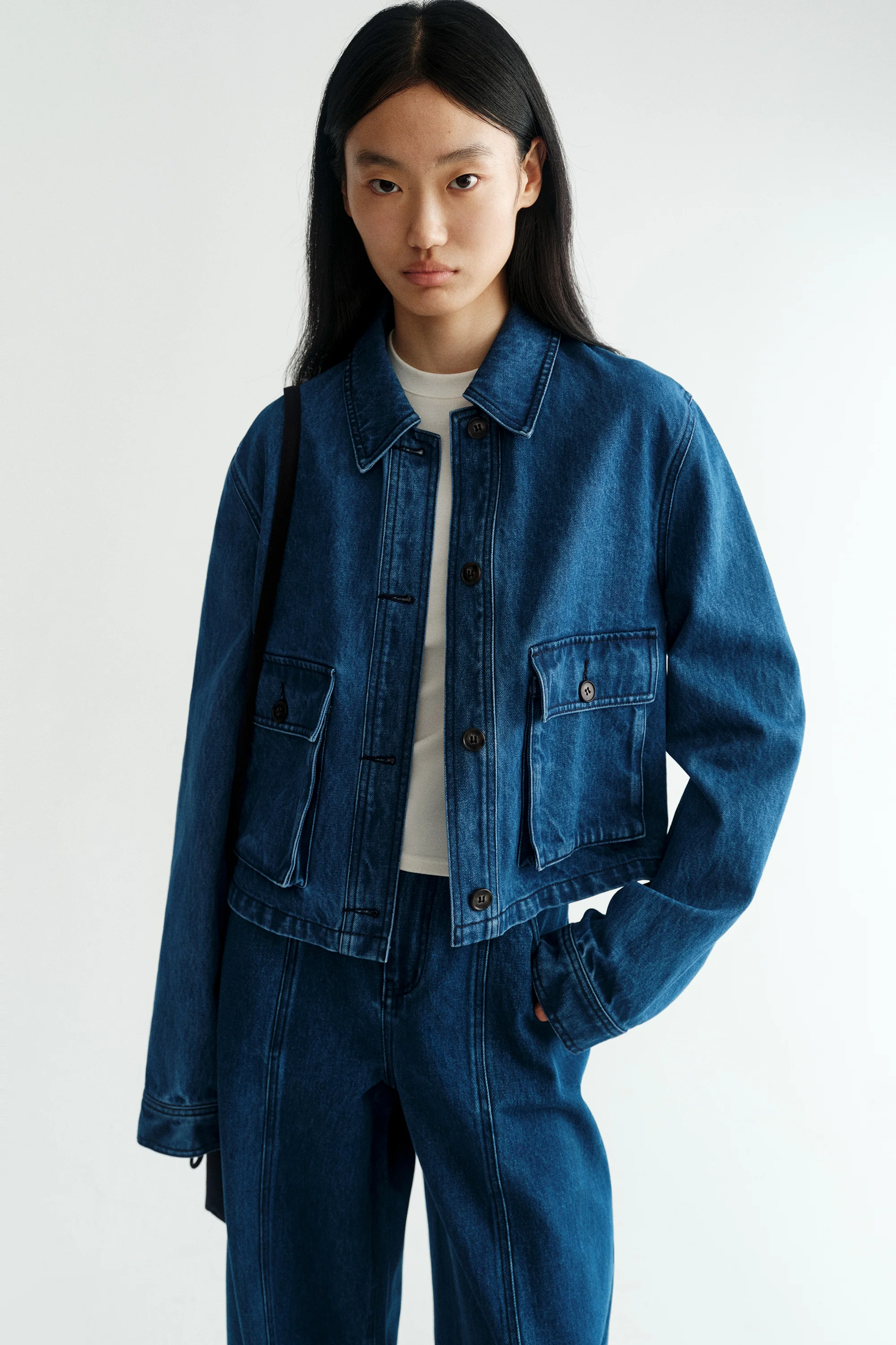 Multi-pocket Denim Jacket - Image 16