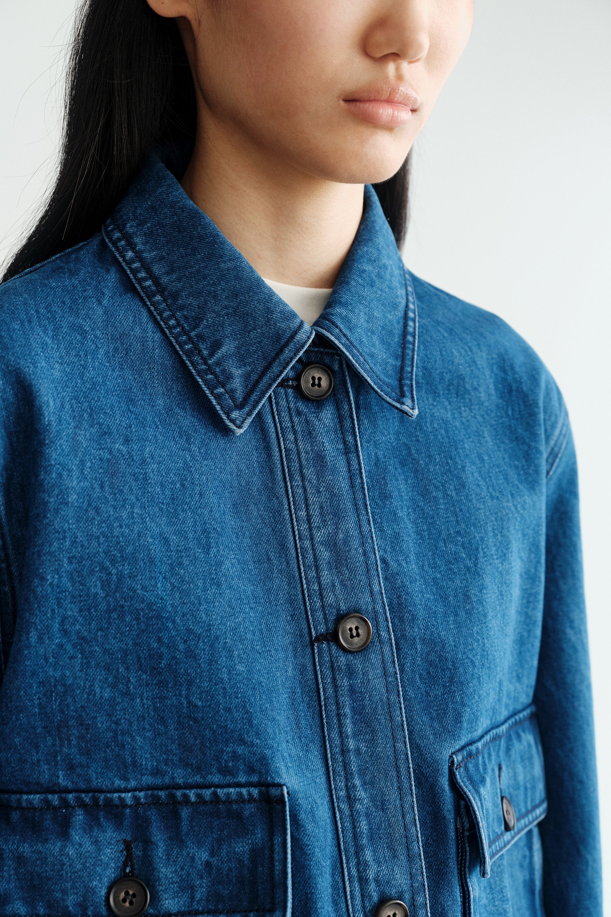Multi-pocket Denim Jacket - Image 18