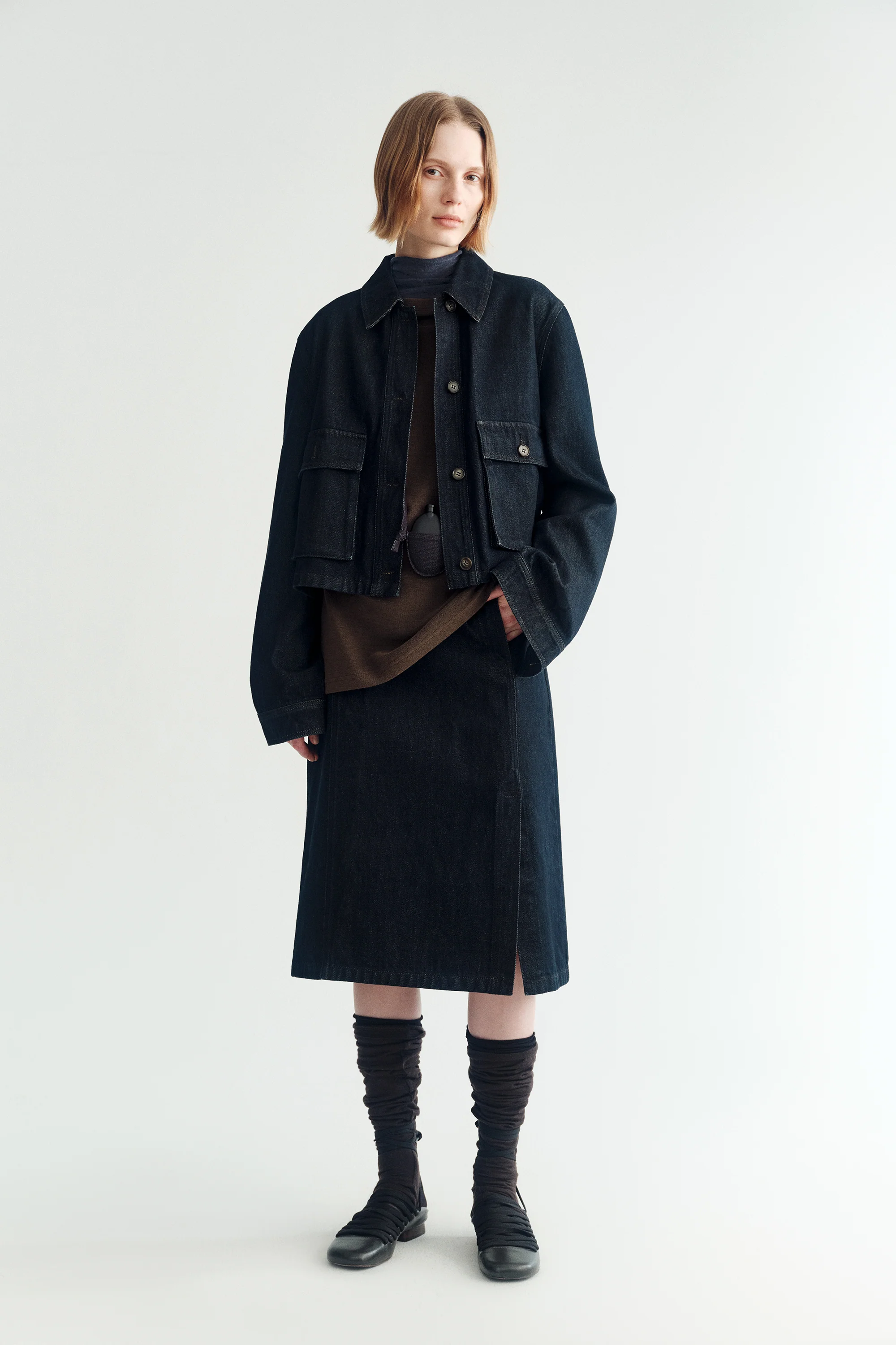 Multi-pocket Denim Jacket - Image 3